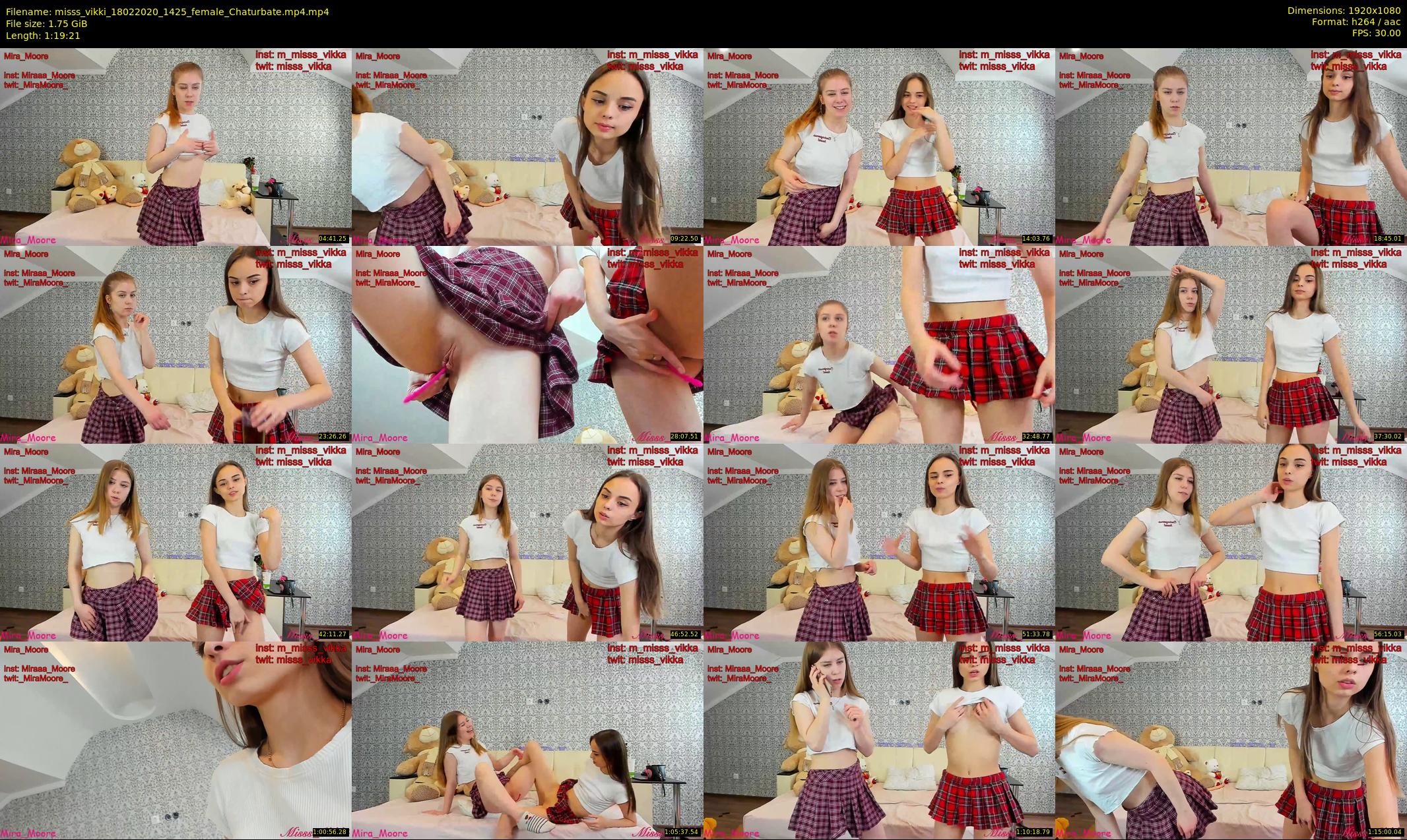 misss_vikki — 80 minute Chaturbate female cam show recording, 1080p, Feb 18, 2020