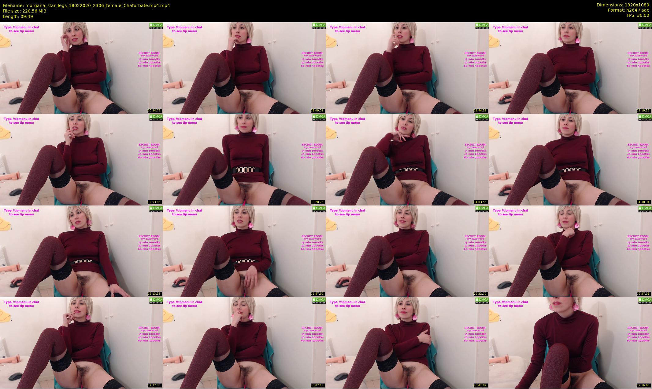 morgana_star_legs — 10 minute Chaturbate female cam show recording, 1080p, Feb 18, 2020
