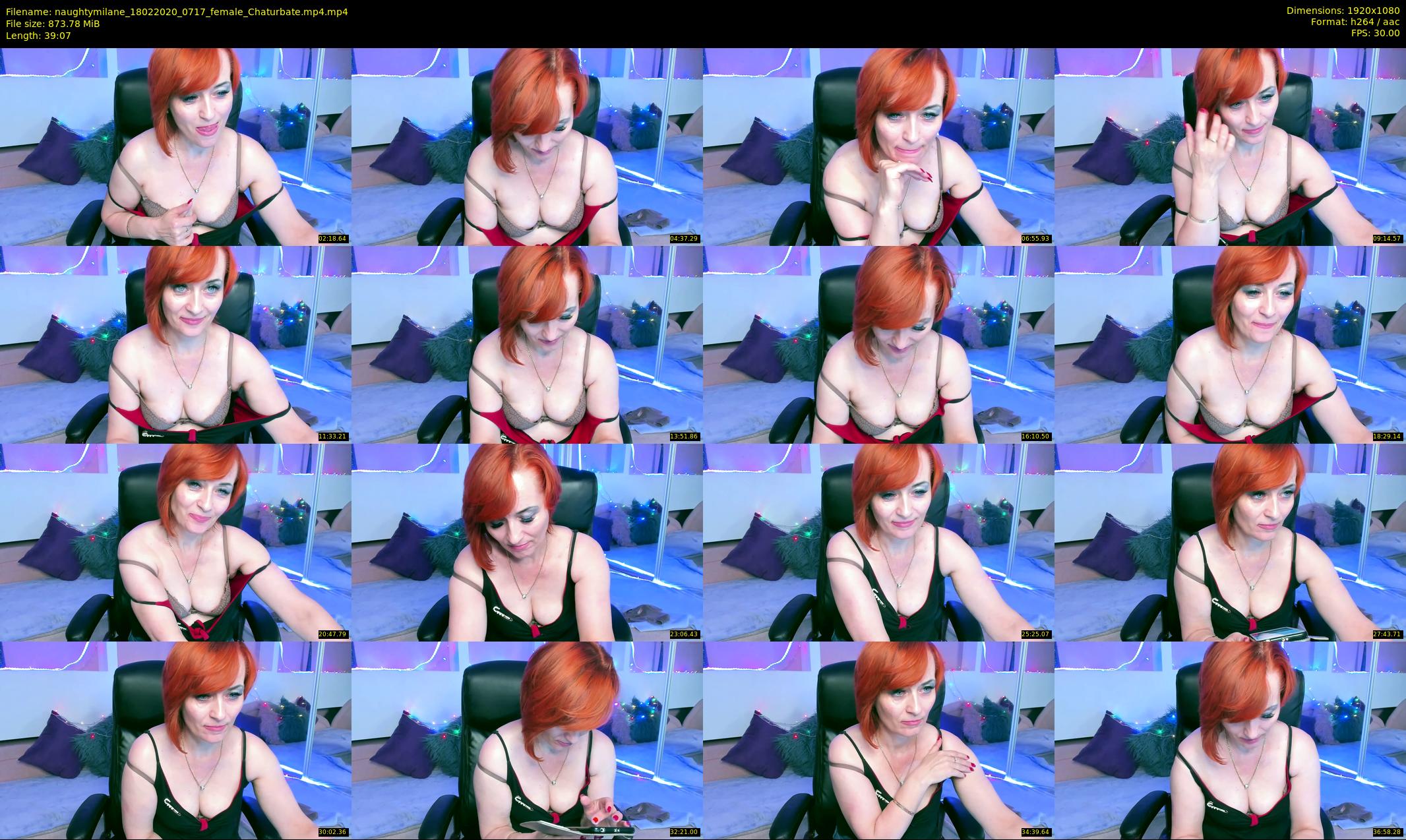 naughtymilane — 40 minute Chaturbate female cam show recording, 1080p, Feb 18, 2020