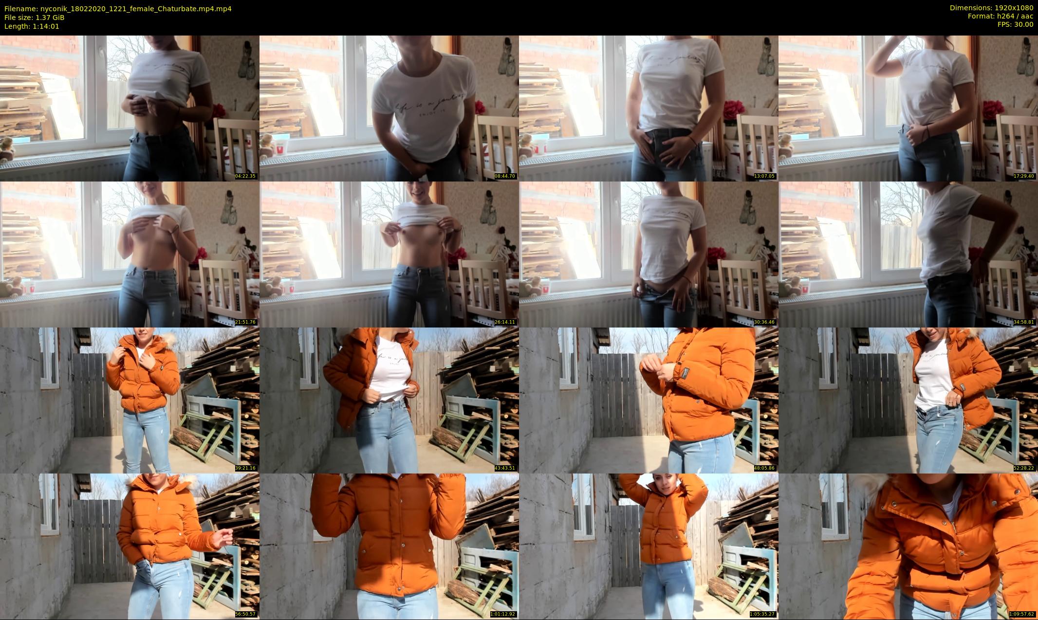 nyconik — 75 minute Chaturbate female cam show recording, 1080p, Feb 18, 2020