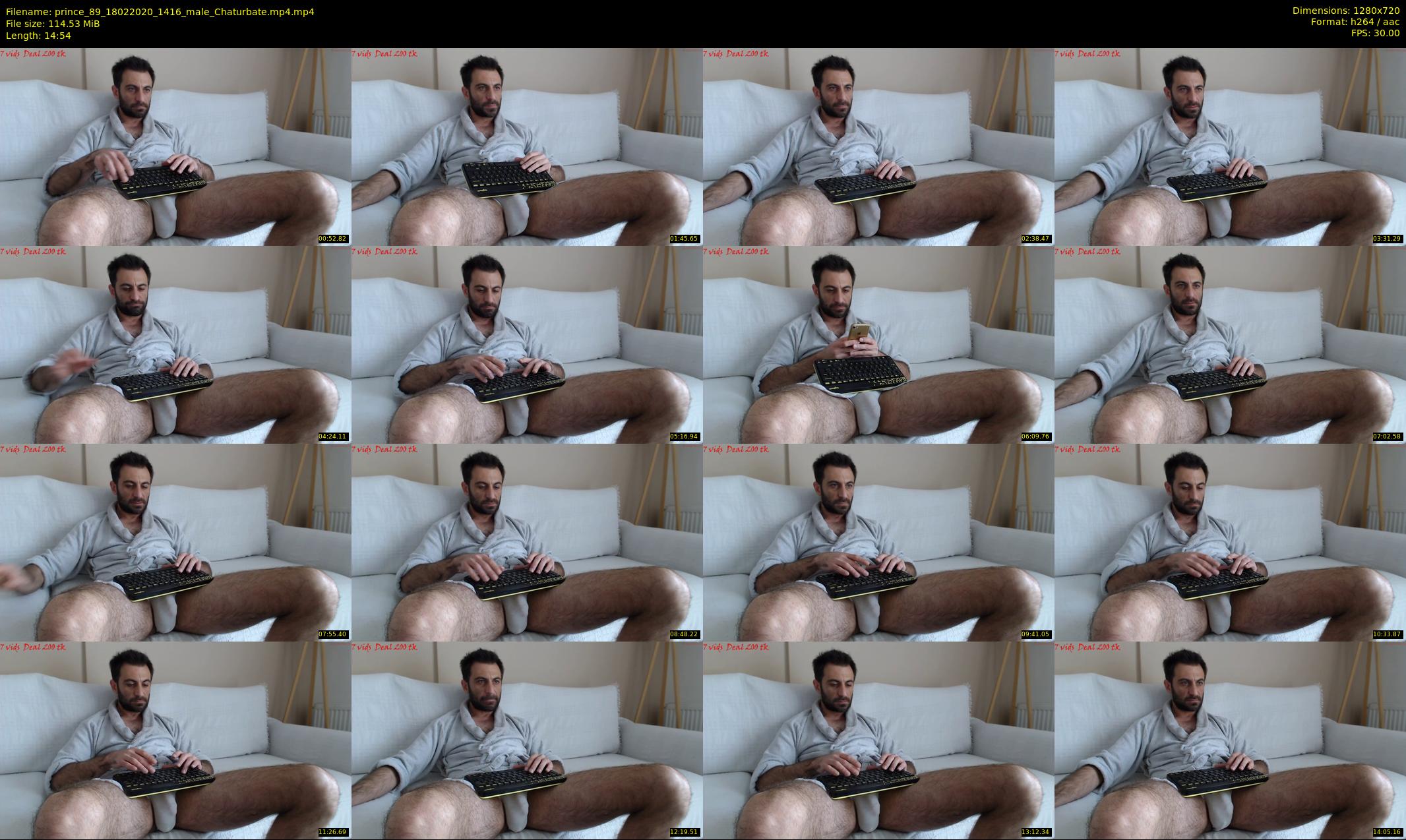 prince_89 — 15 minute Chaturbate male cam show recording, 720p, Feb 18, 2020