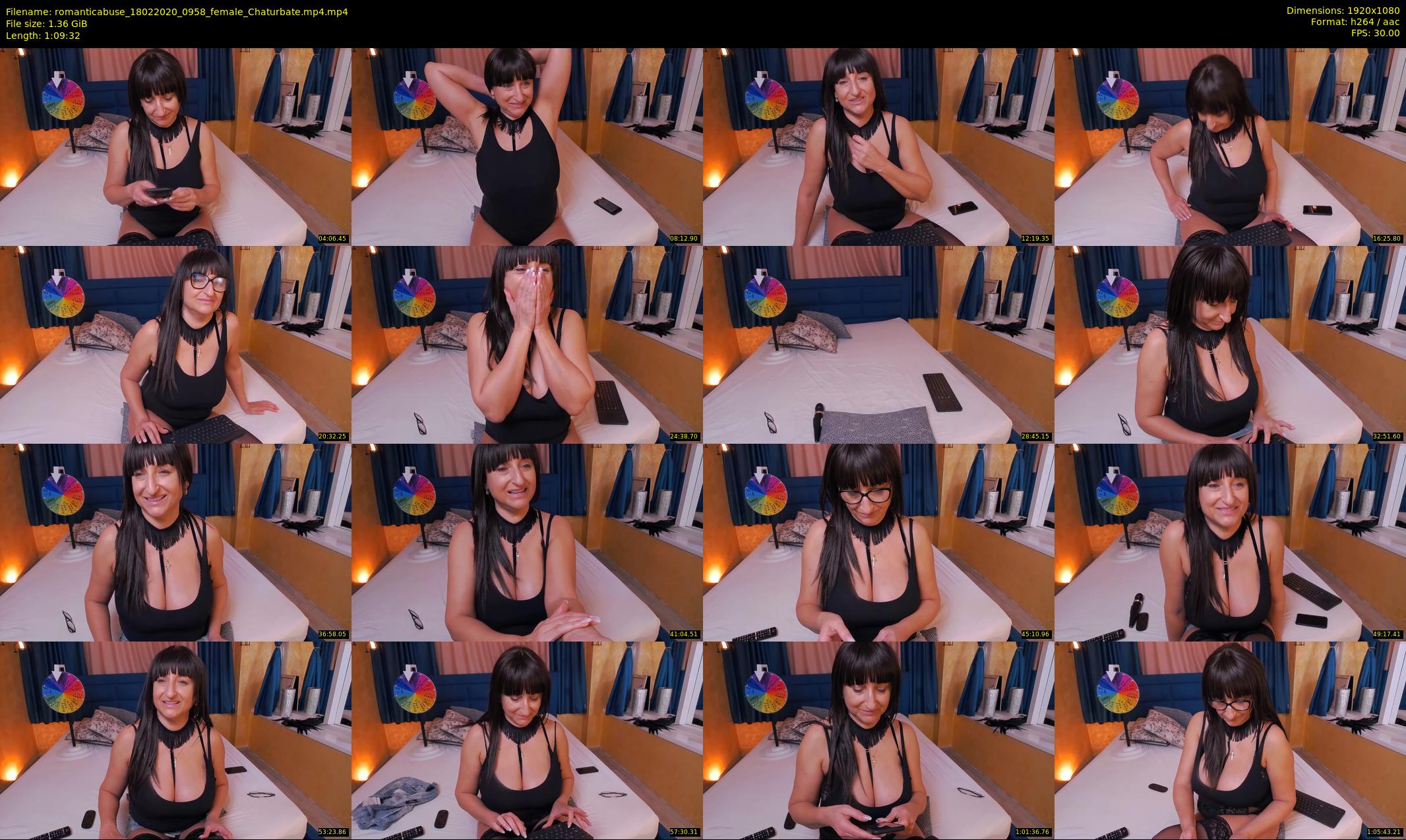 romanticabuse — 70 minute Chaturbate female cam show recording, 1080p, Feb 18, 2020