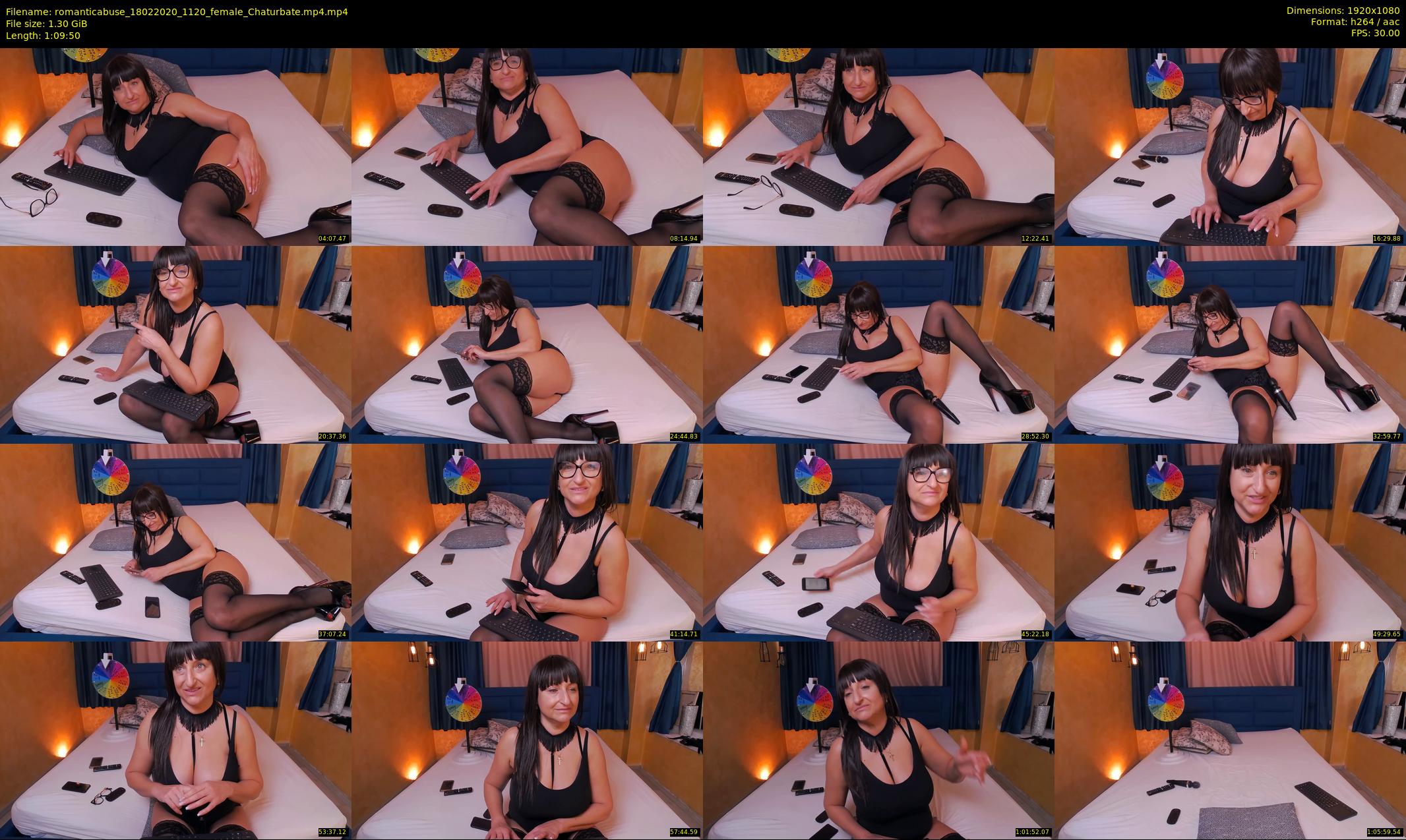 romanticabuse — 70 minute Chaturbate female cam show recording, 1080p, Feb 18, 2020