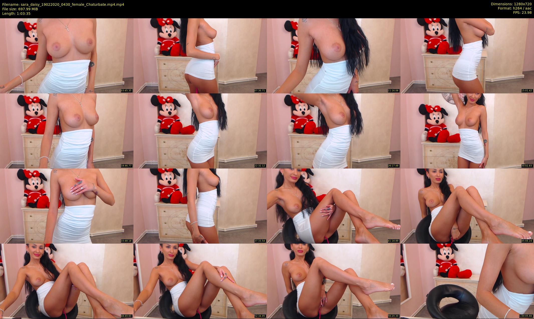 sara_daisy — 64 minute Chaturbate female cam show recording, 720p, Feb 19, 2020