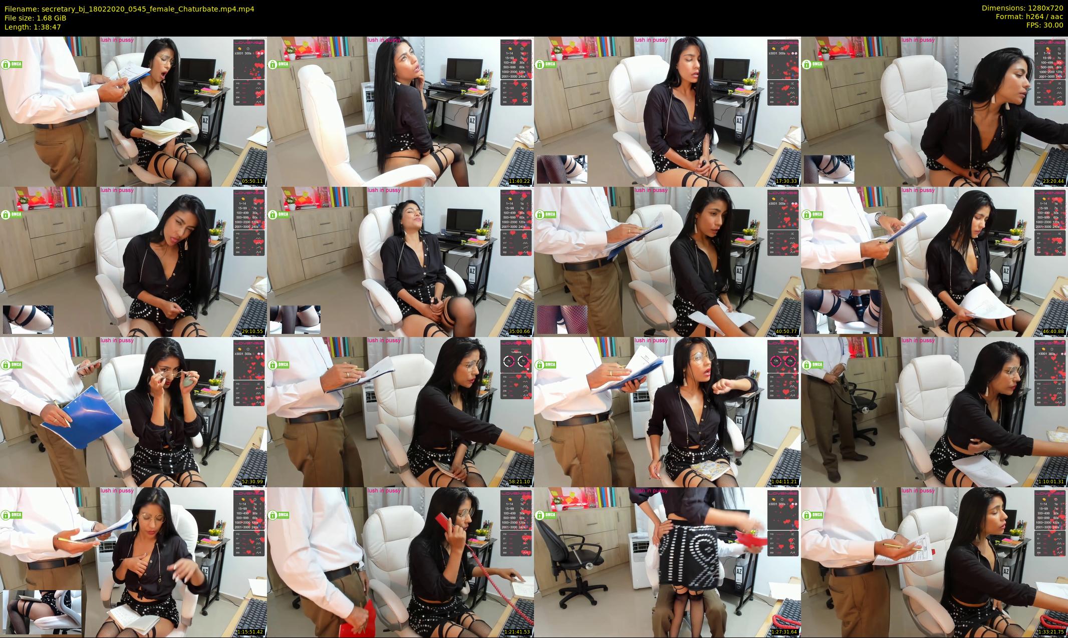 secretary_bj — 99 minute Chaturbate couple cam show recording, 720p, Feb 18, 2020