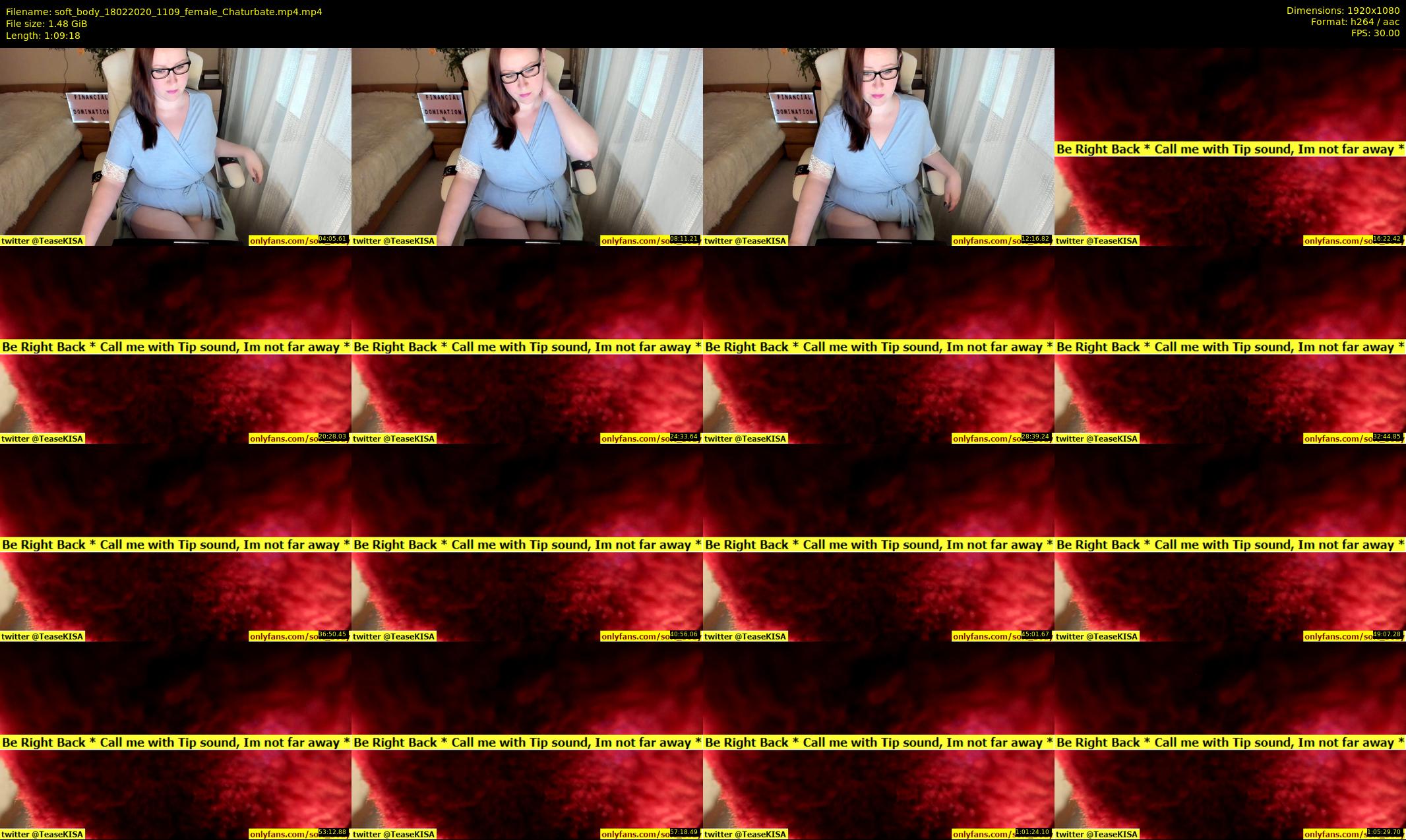 soft_body — 70 minute Chaturbate female cam show recording, 1080p, Feb 18, 2020