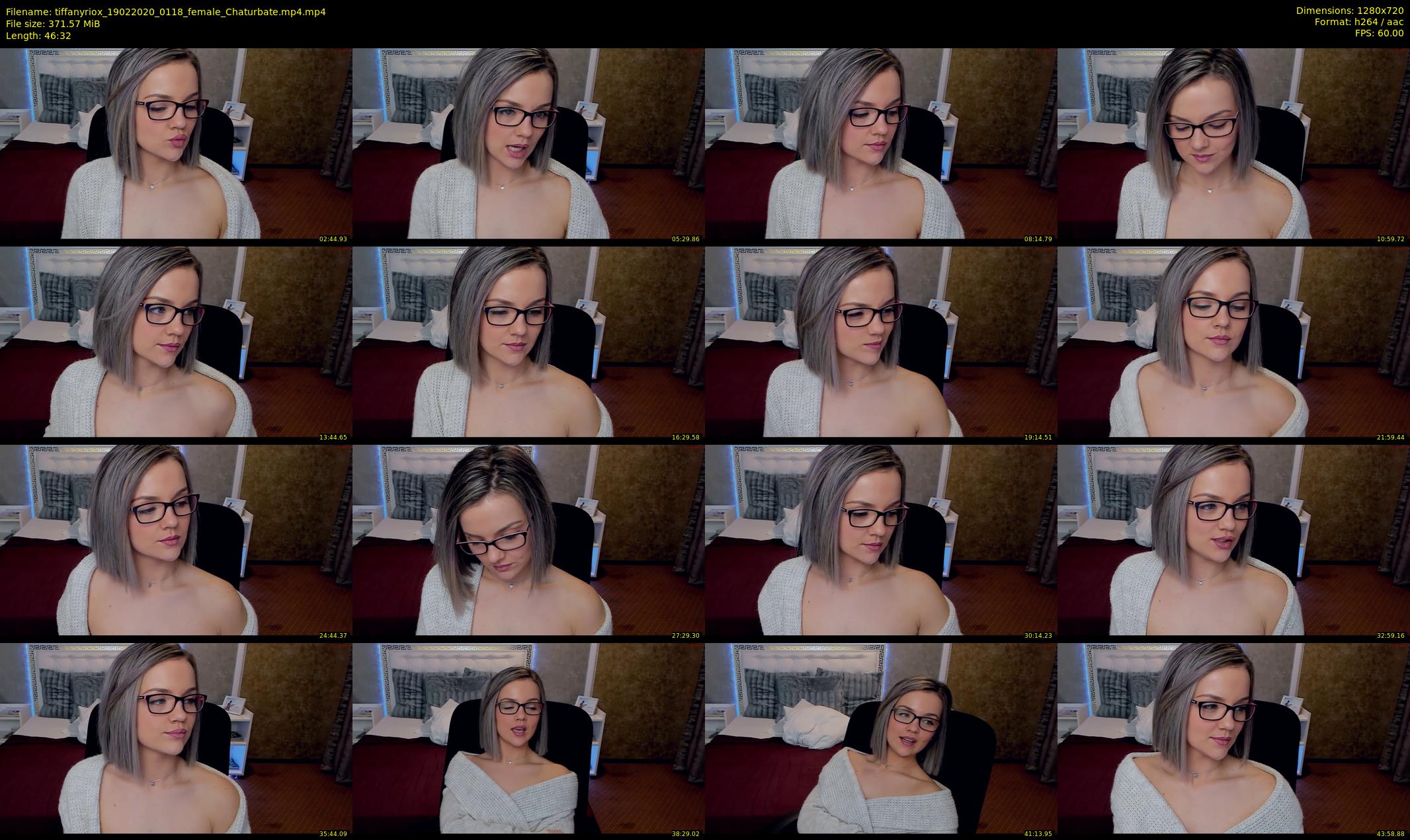 tiffanyriox — 47 minute Chaturbate female cam show recording, 720p, Feb 19, 2020