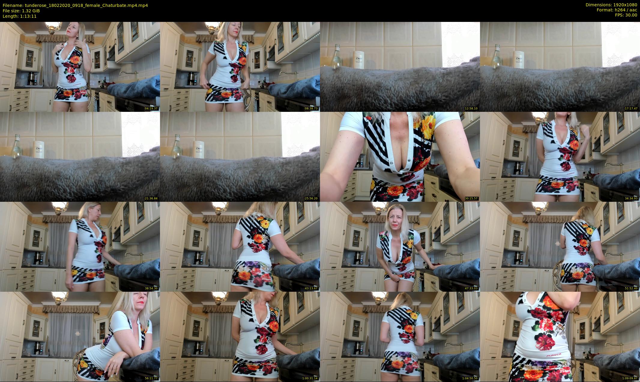 tunderose — 74 minute Chaturbate female cam show recording, 1080p, Feb 18, 2020