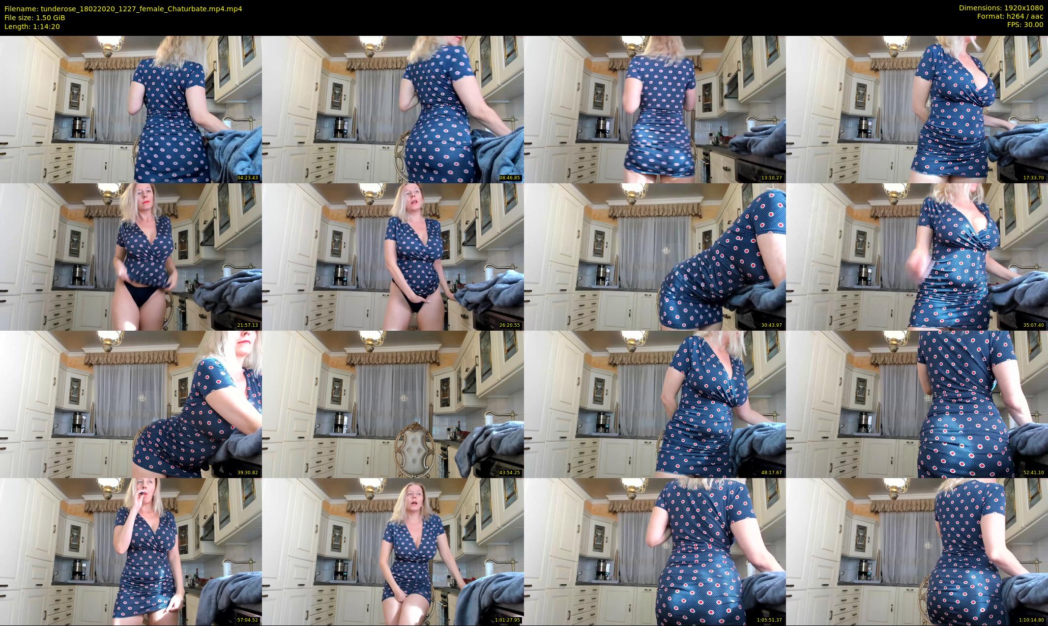 tunderose — 75 minute Chaturbate female cam show recording, 1080p, Feb 18, 2020