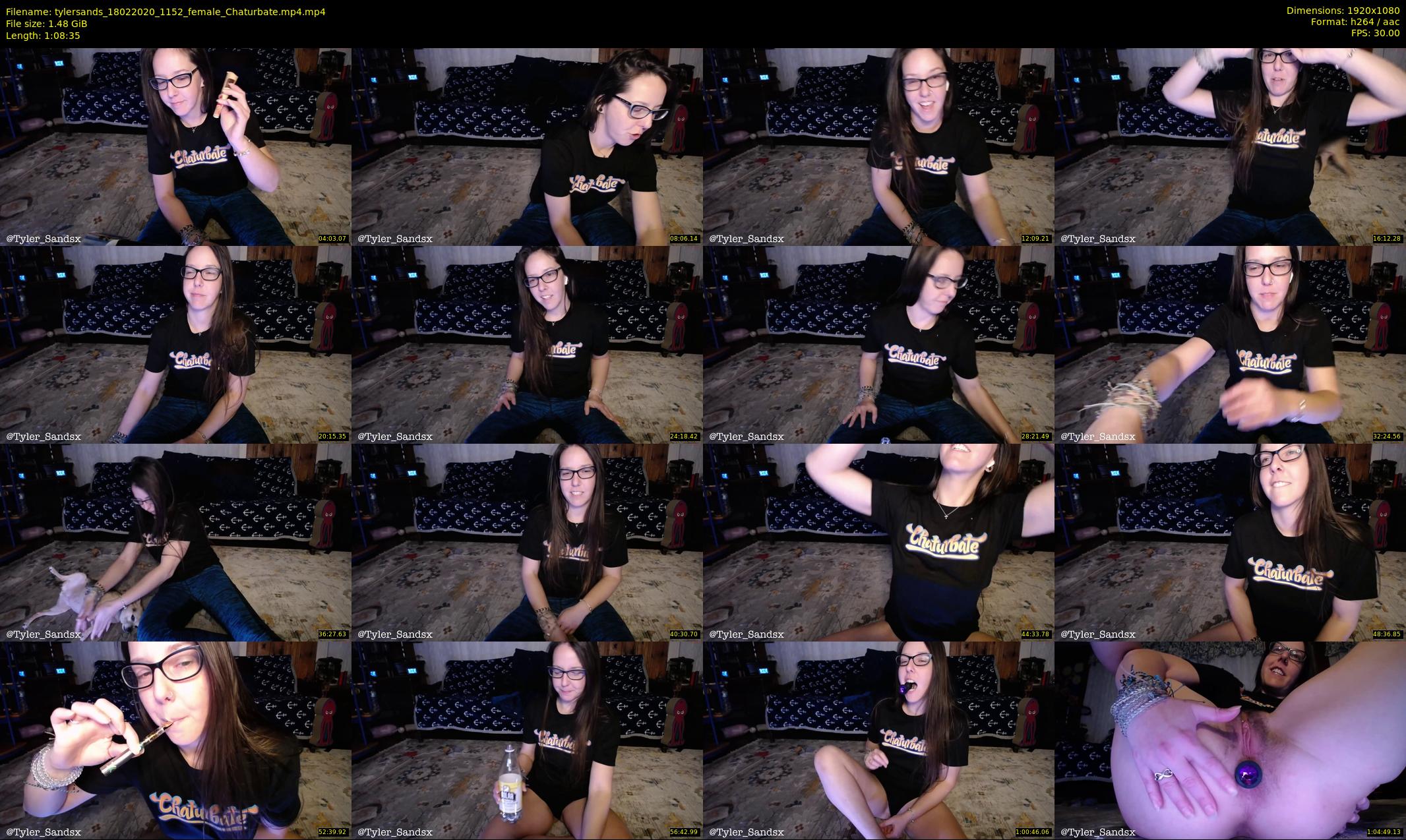 tylersands — 69 minute Chaturbate female cam show recording, 1080p, Feb 18, 2020