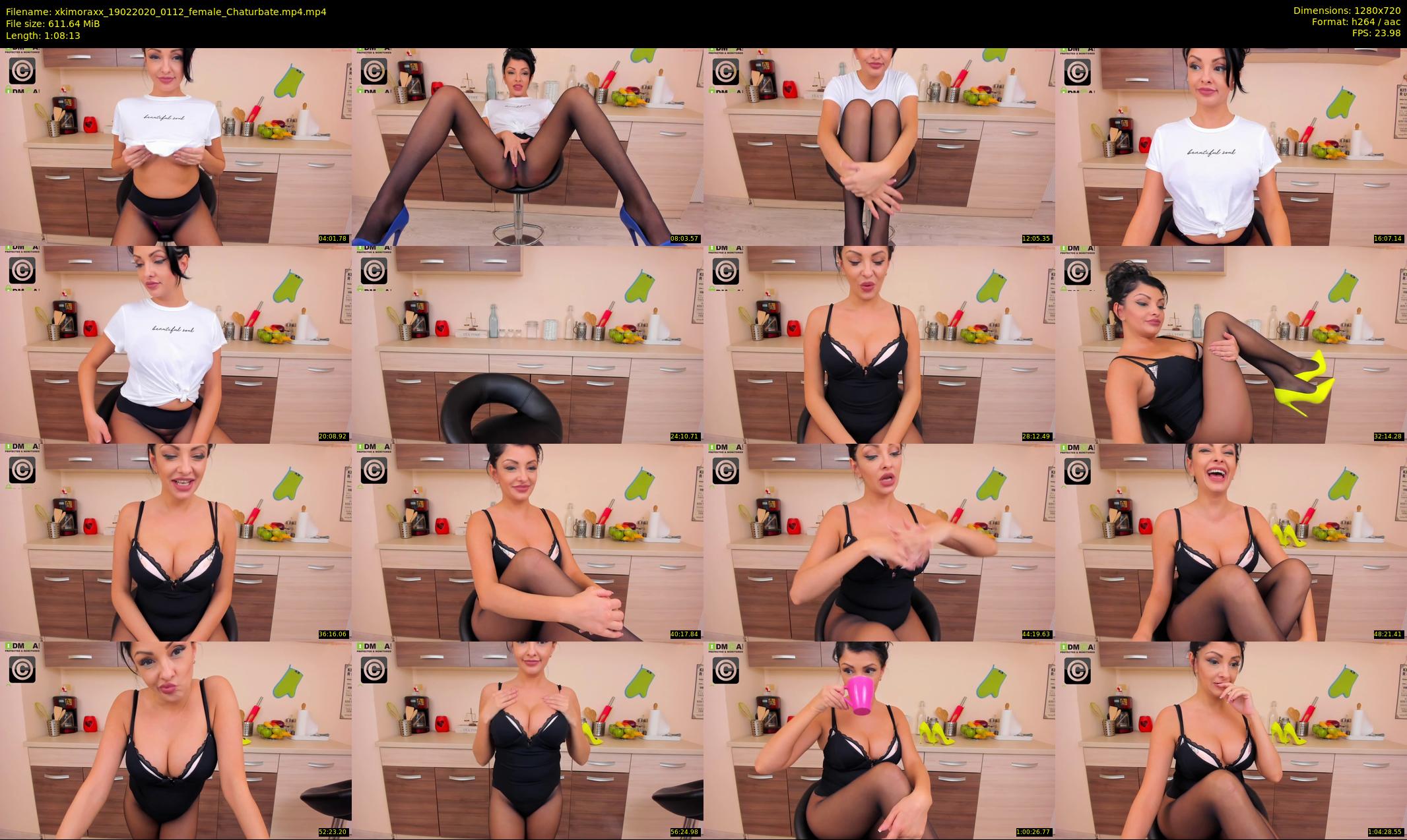 xkimoraxx — 69 minute Chaturbate female cam show recording, 720p, Feb 19, 2020