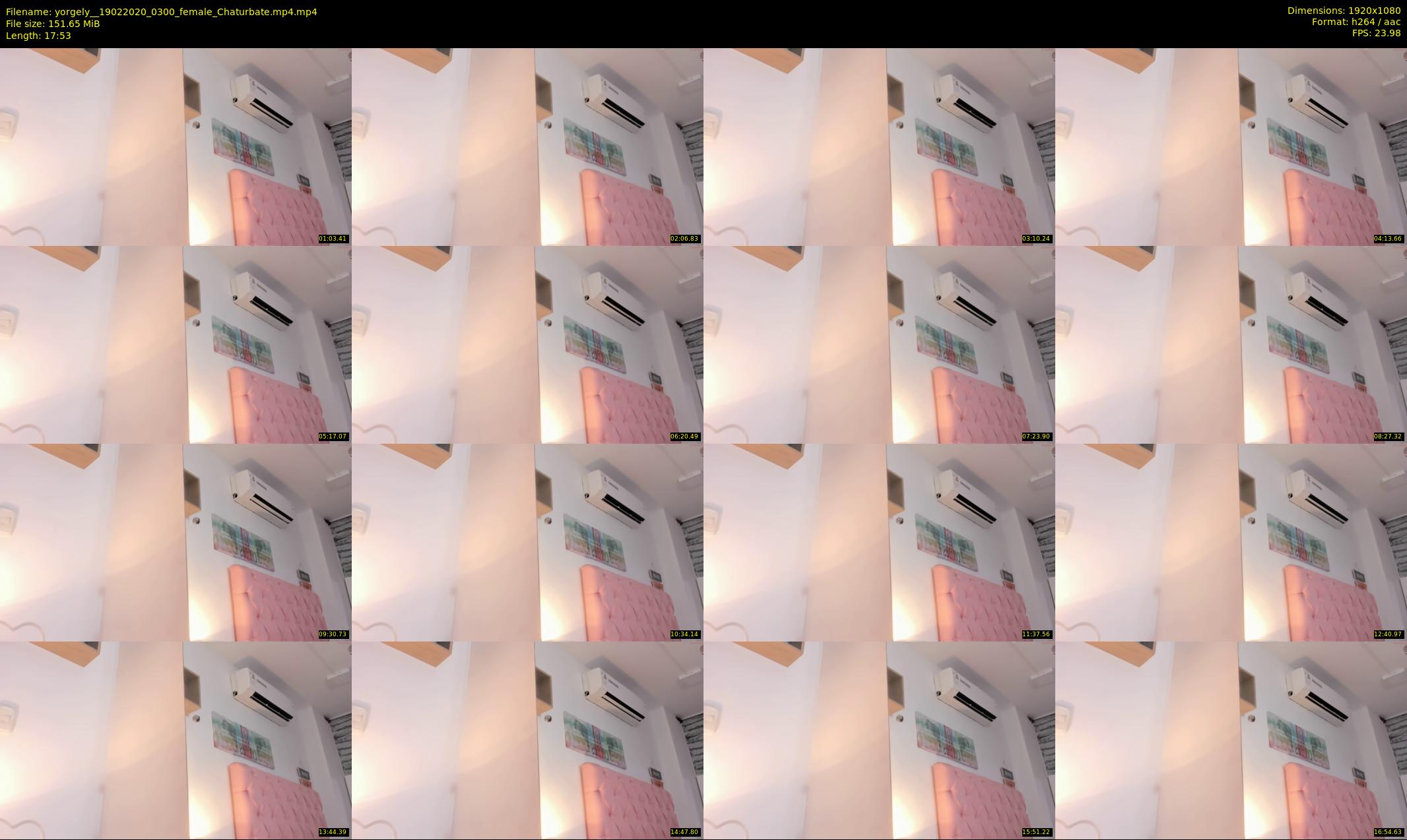 yorgely_ — 18 minute Chaturbate female cam show recording, 1080p, Feb 19, 2020