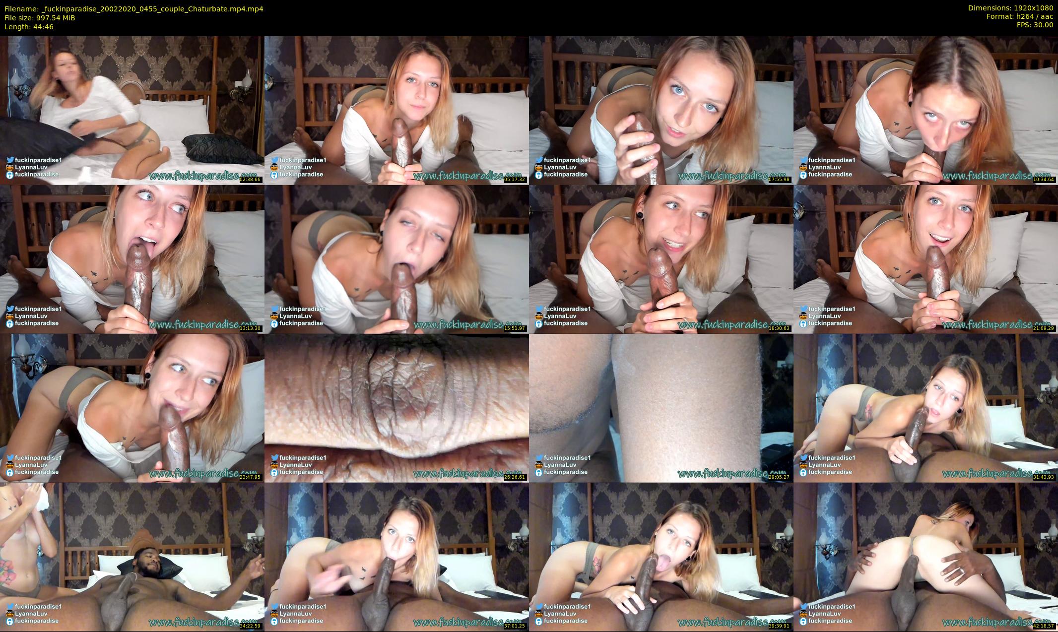 _fuckinparadise — 45 minute Chaturbate couple cam show recording, 1080p, Feb 20, 2020