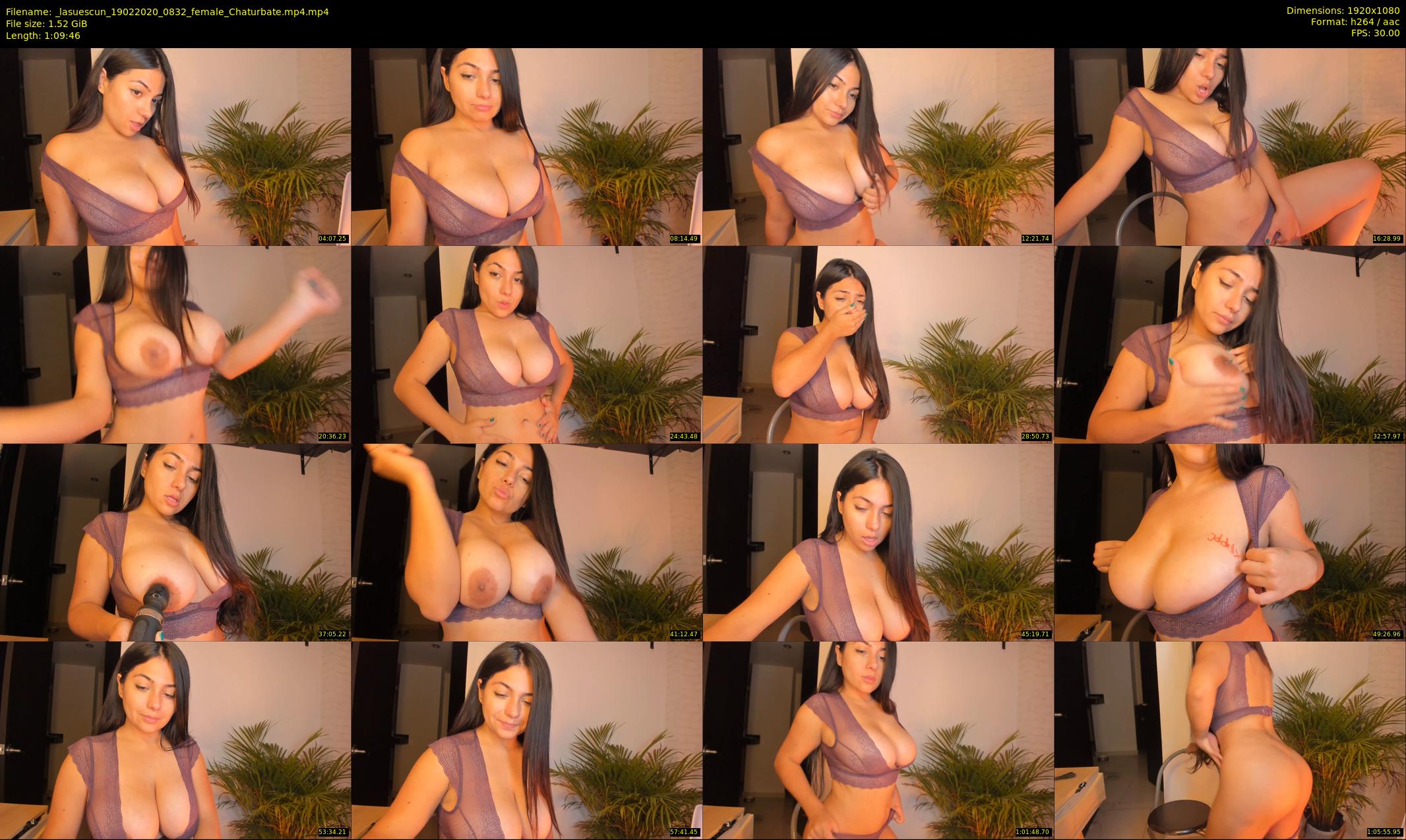 _lasuescun — 70 minute Chaturbate female cam show recording, 1080p, Feb 19, 2020