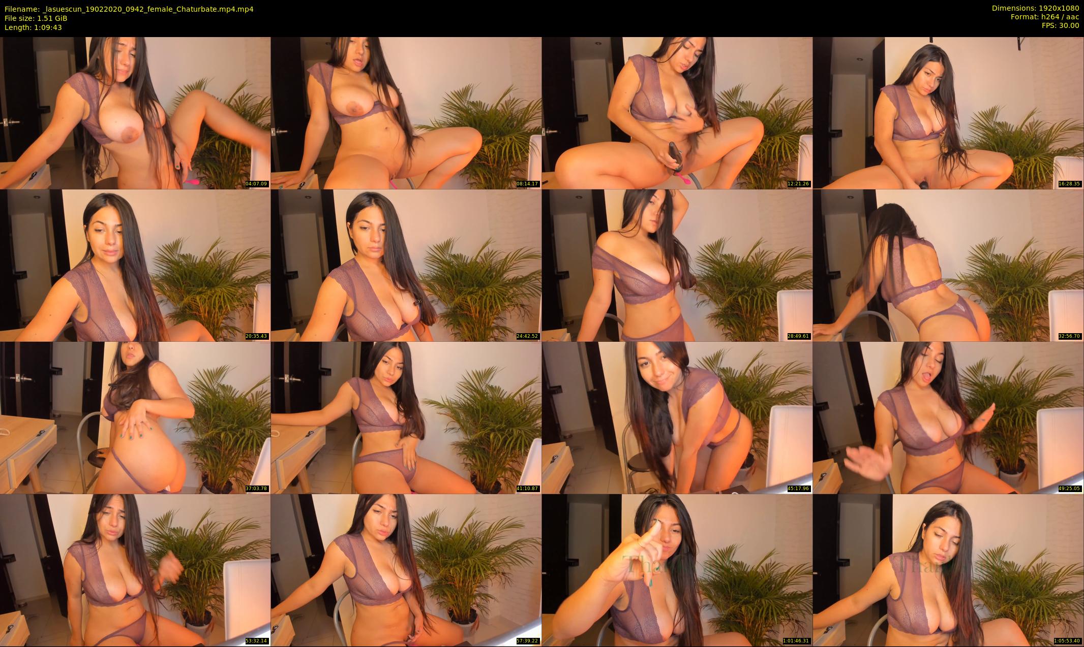 _lasuescun — 70 minute Chaturbate female cam show recording, 1080p, Feb 19, 2020