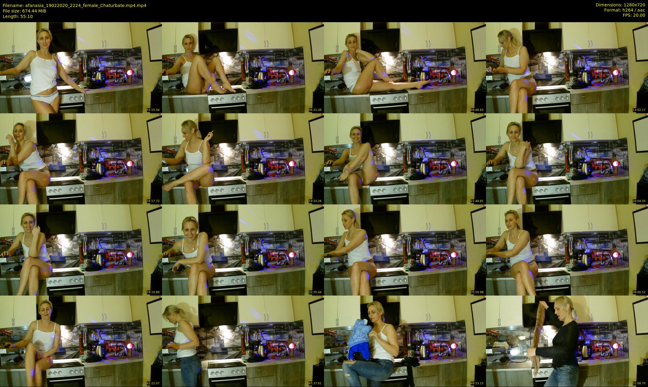afanasia — 56 minute Chaturbate female cam show recording, 720p, Feb 19, 2020