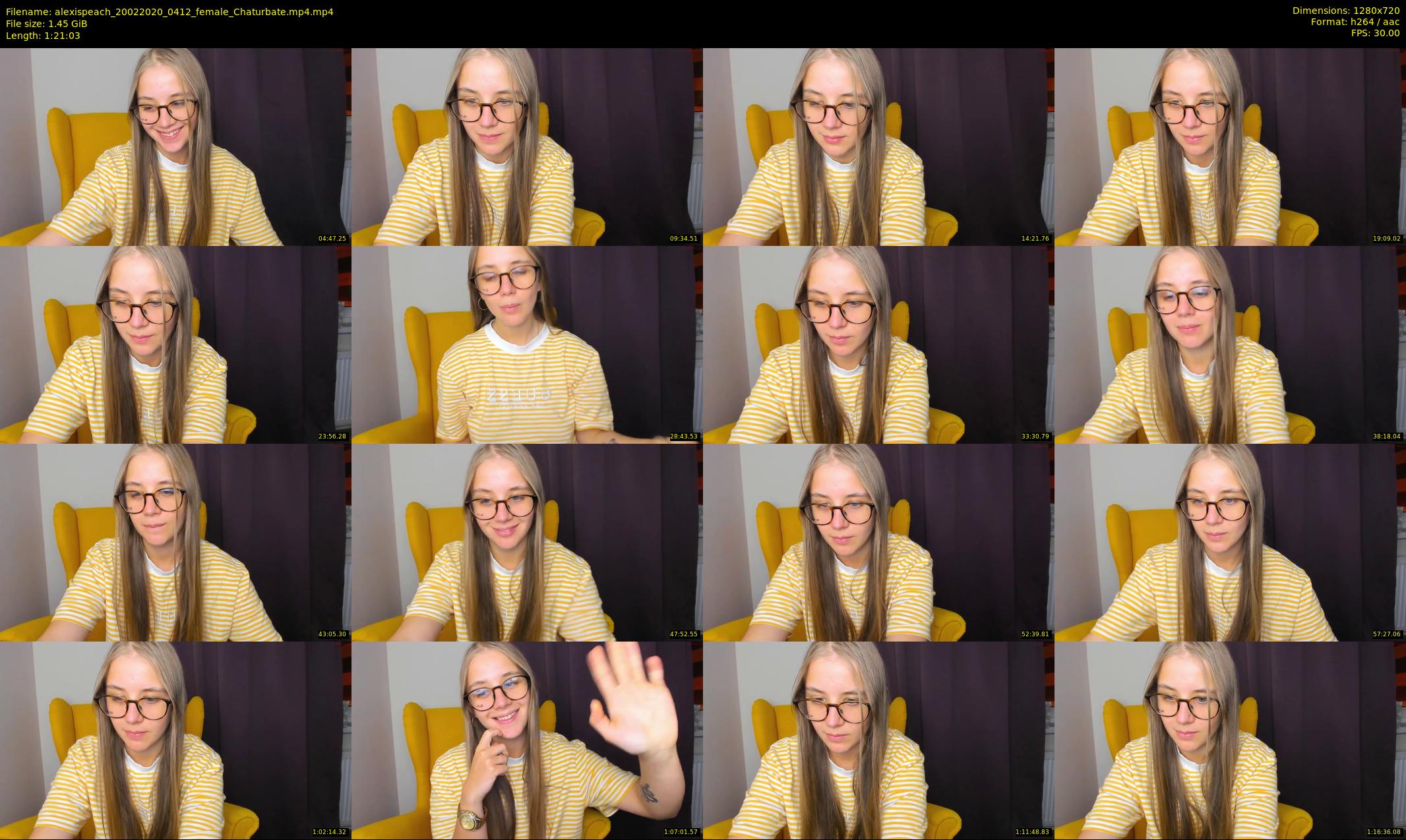 alexispeach — 82 minute Chaturbate female cam show recording, 720p, Feb 20, 2020