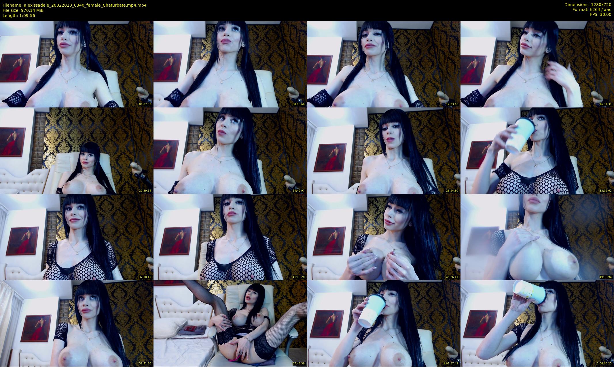 alexissadele — 70 minute Chaturbate female cam show recording, 720p, Feb 20, 2020