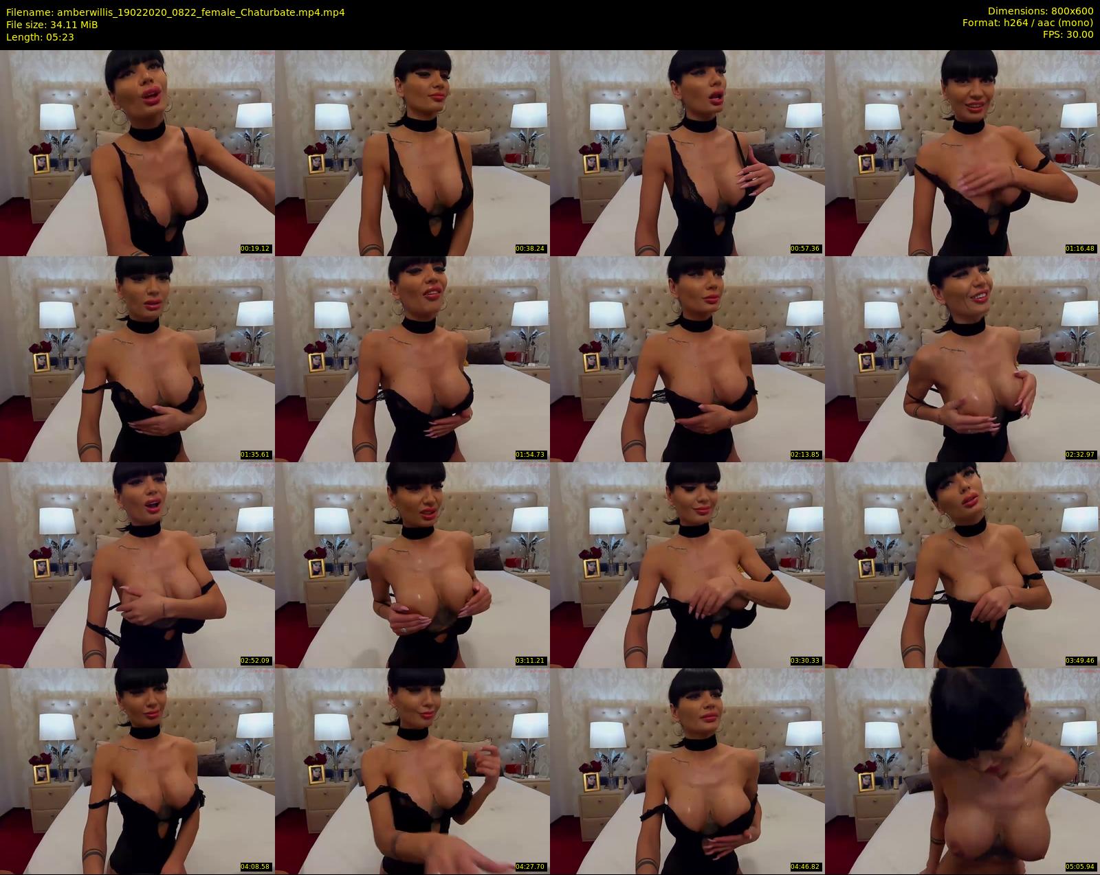 amberwillis — 6 minute Chaturbate female cam show recording, 480p, Feb 19, 2020