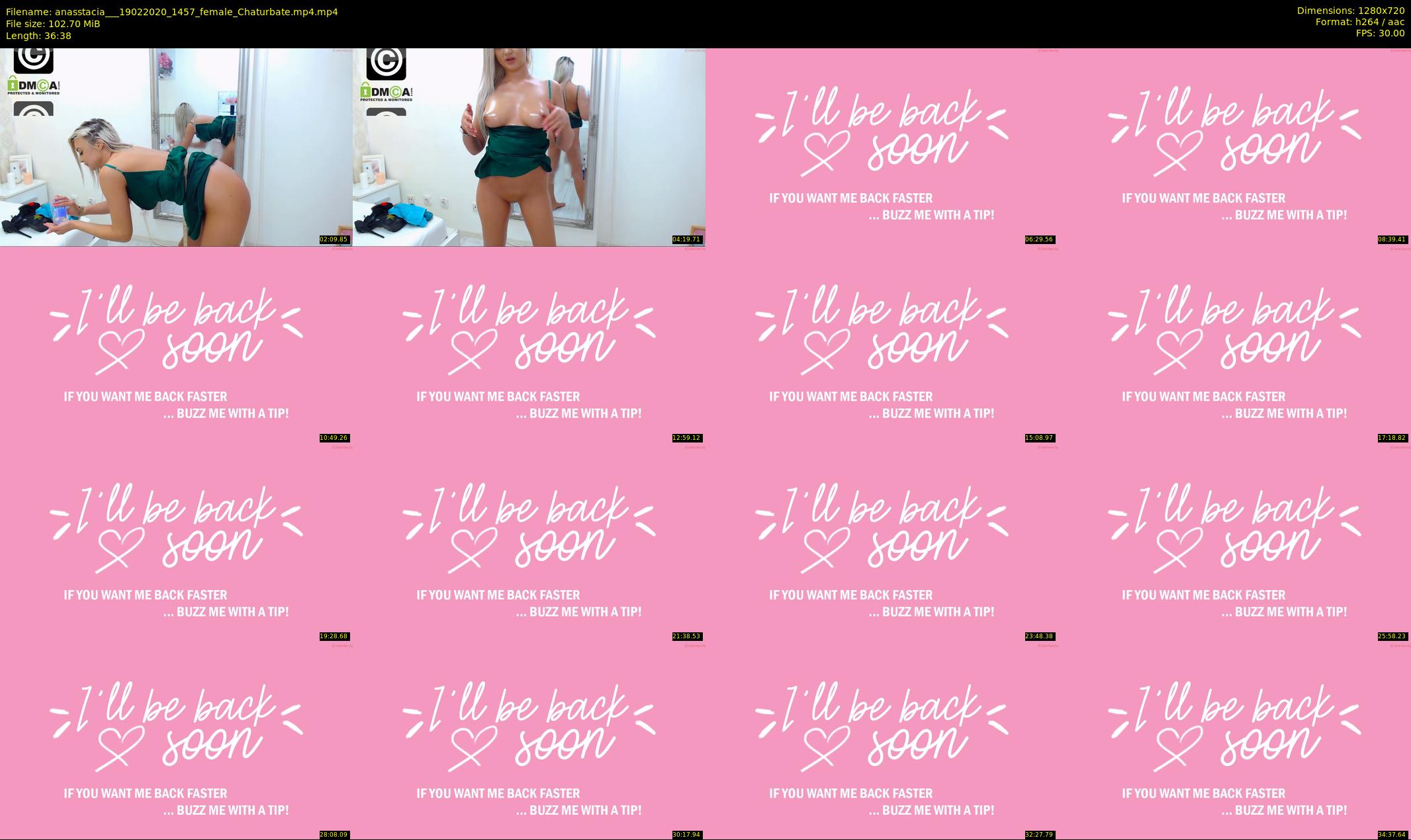 anasstacia__ — 37 minute Chaturbate female cam show recording, 720p, Feb 19, 2020