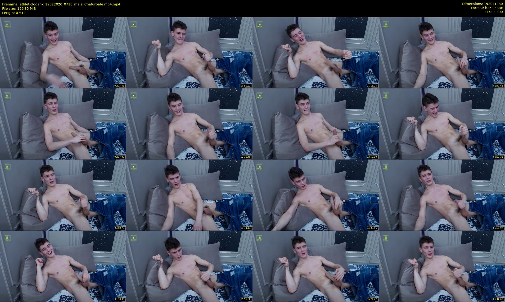 athleticloganx — 8 minute Chaturbate male cam show recording, 1080p, Feb 19, 2020