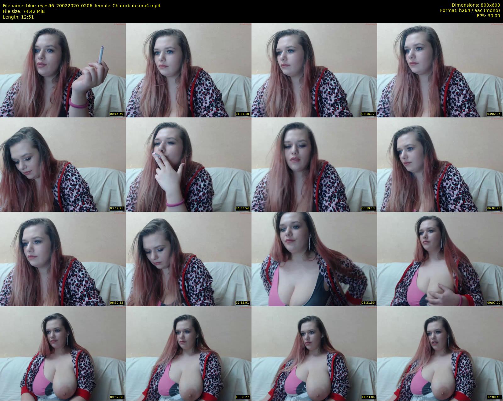 blue_eyes96 — 13 minute Chaturbate female cam show recording, 480p, Feb 20, 2020