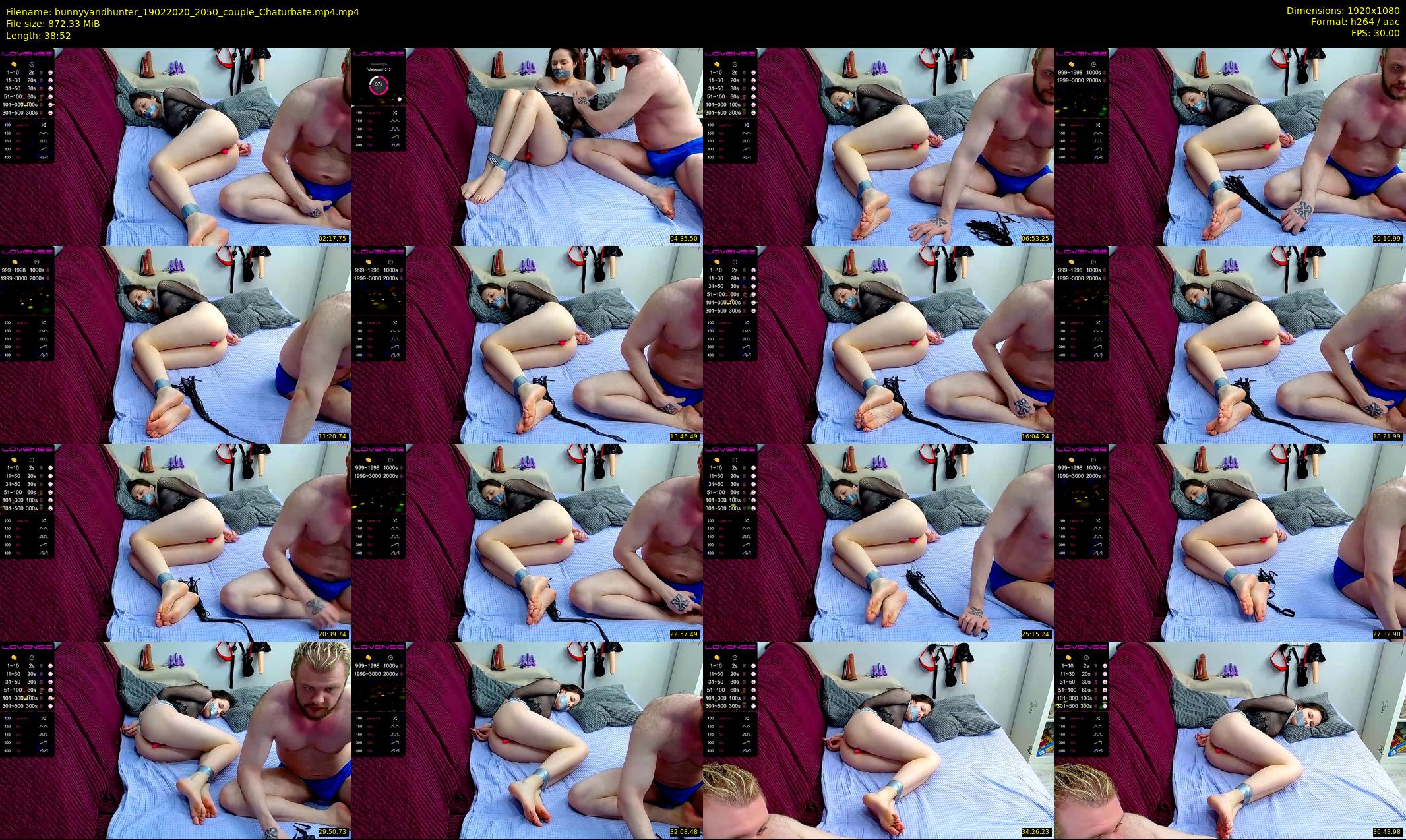 bunnyyandhunter — 39 minute Chaturbate couple cam show recording, 1080p, Feb 19, 2020