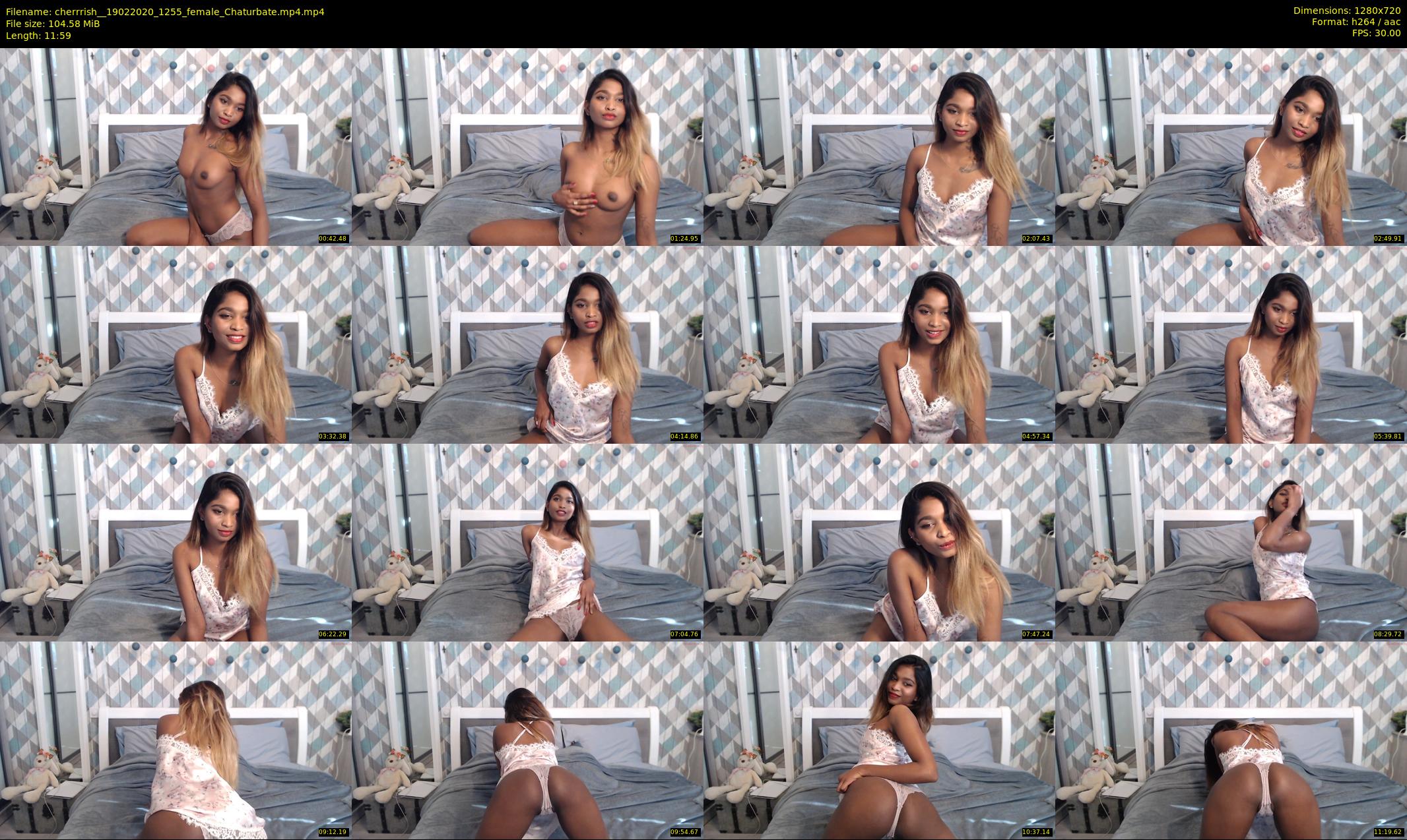 cherrrish_ — 12 minute Chaturbate female cam show recording, 720p, Feb 19, 2020