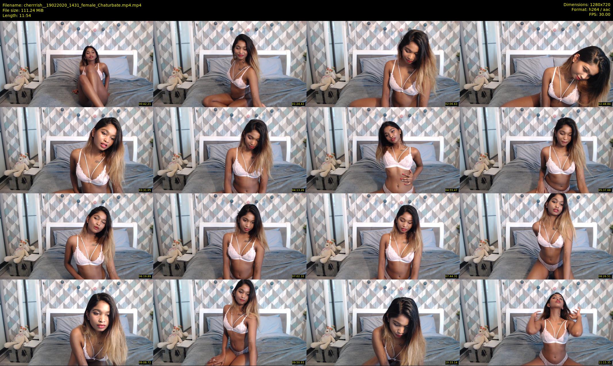 cherrrish_ — 12 minute Chaturbate female cam show recording, 720p, Feb 19, 2020