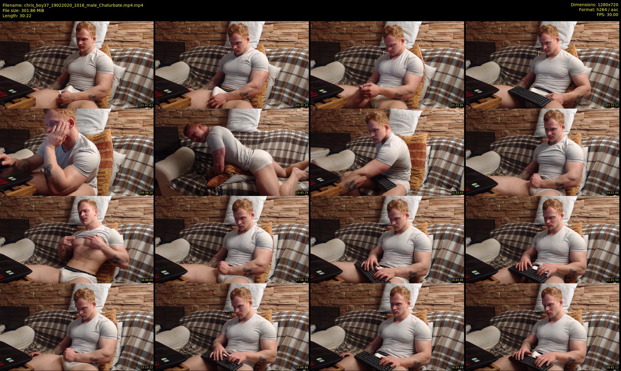 chris_boy37 — 31 minute Chaturbate male cam show recording, 720p, Feb 19, 2020