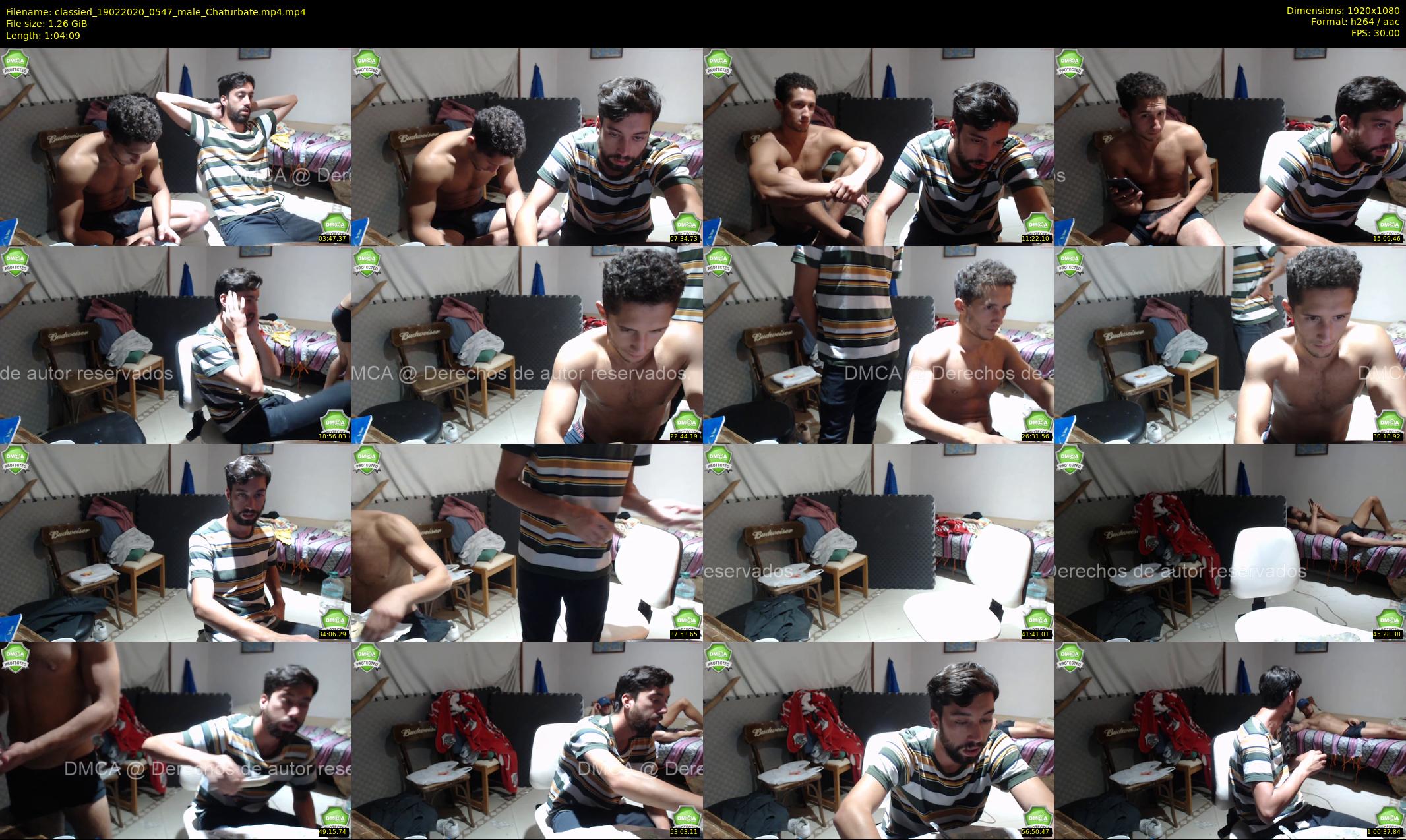 classied — 65 minute Chaturbate male cam show recording, 1080p, Feb 19, 2020