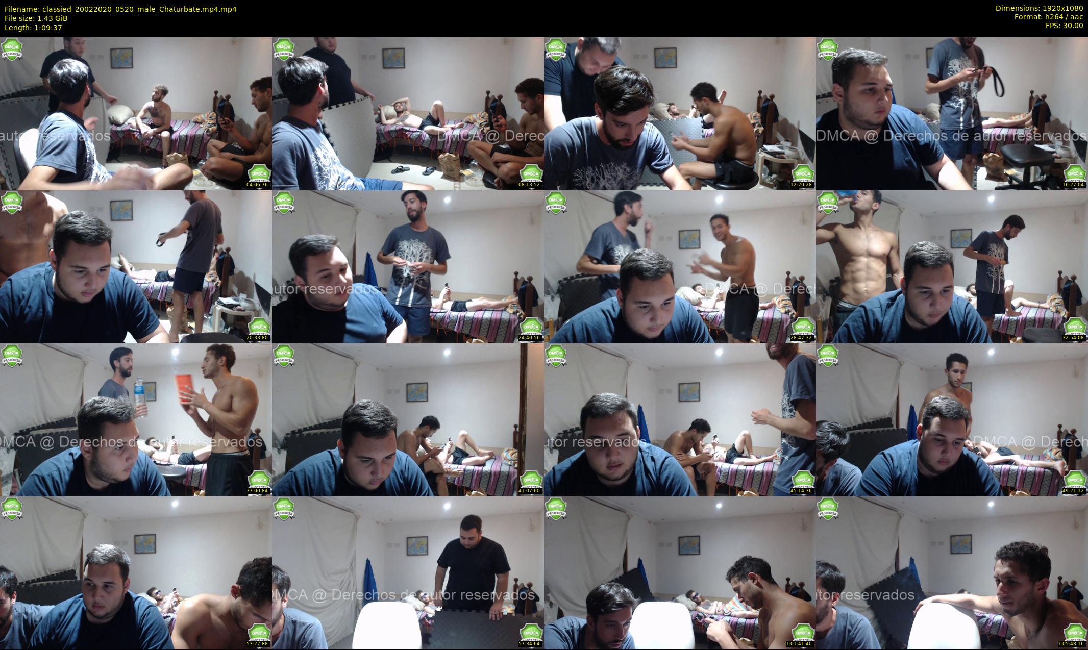 classied — 70 minute Chaturbate male cam show recording, 1080p, Feb 20, 2020