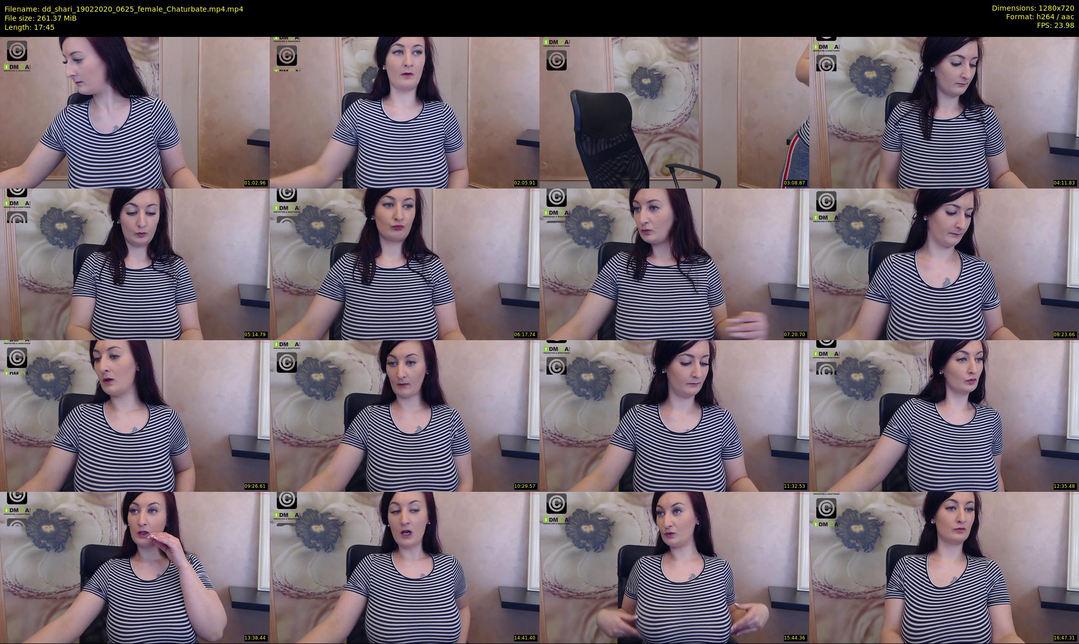 dd_shari — 18 minute Chaturbate female cam show recording, 720p, Feb 19, 2020