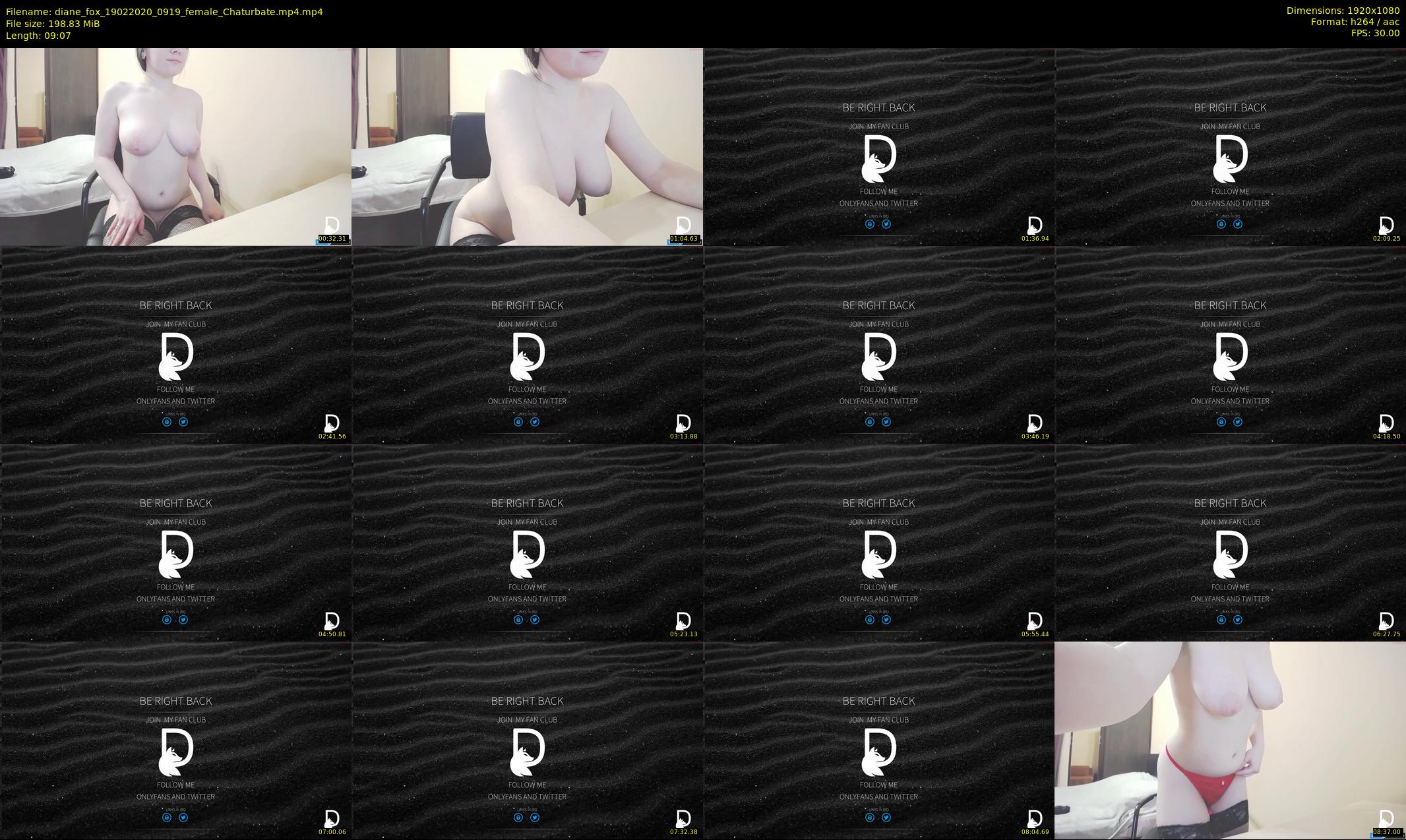 diane_fox — 10 minute Chaturbate female cam show recording, 1080p, Feb 19, 2020