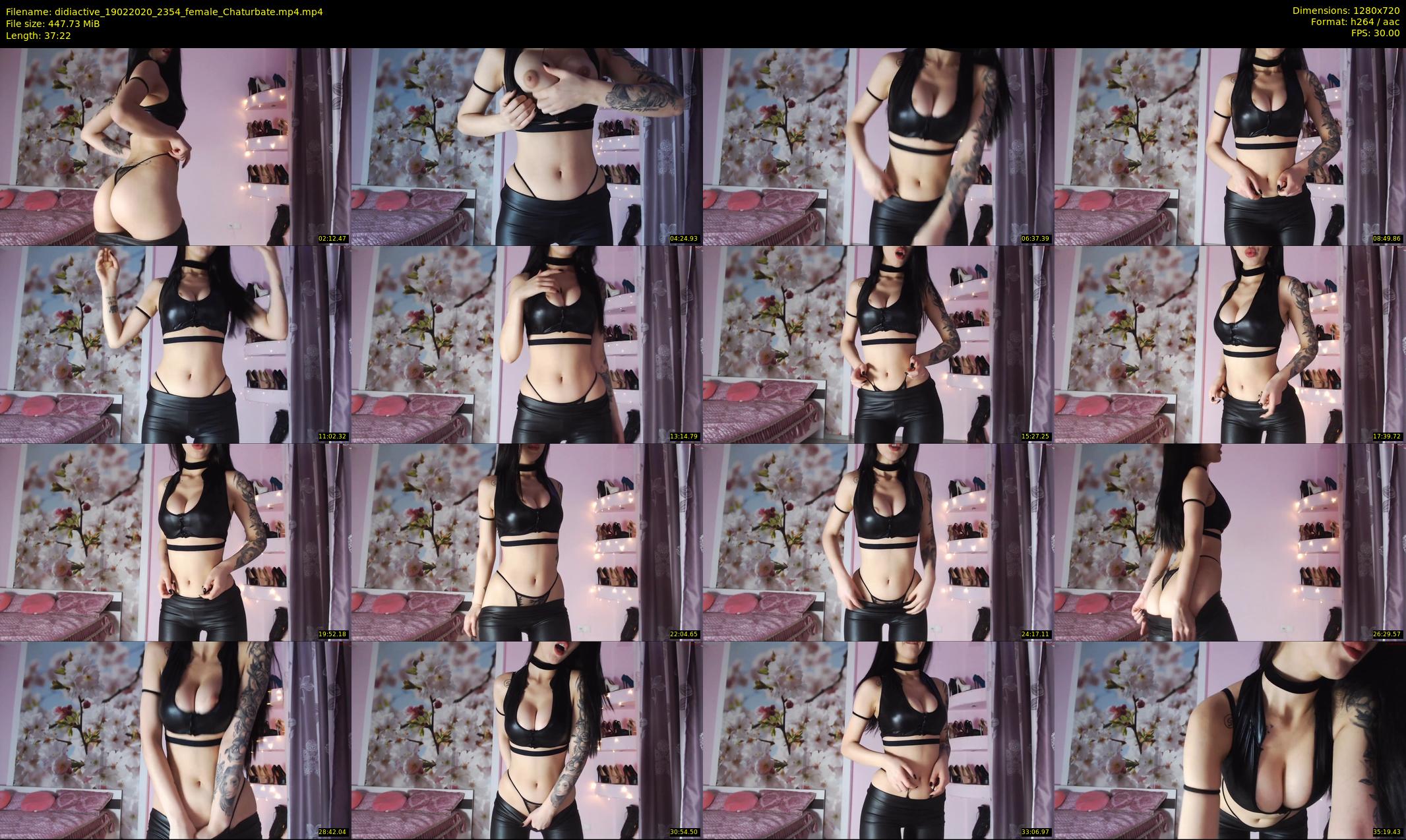 didiactive — 38 minute Chaturbate female cam show recording, 720p, Feb 19, 2020