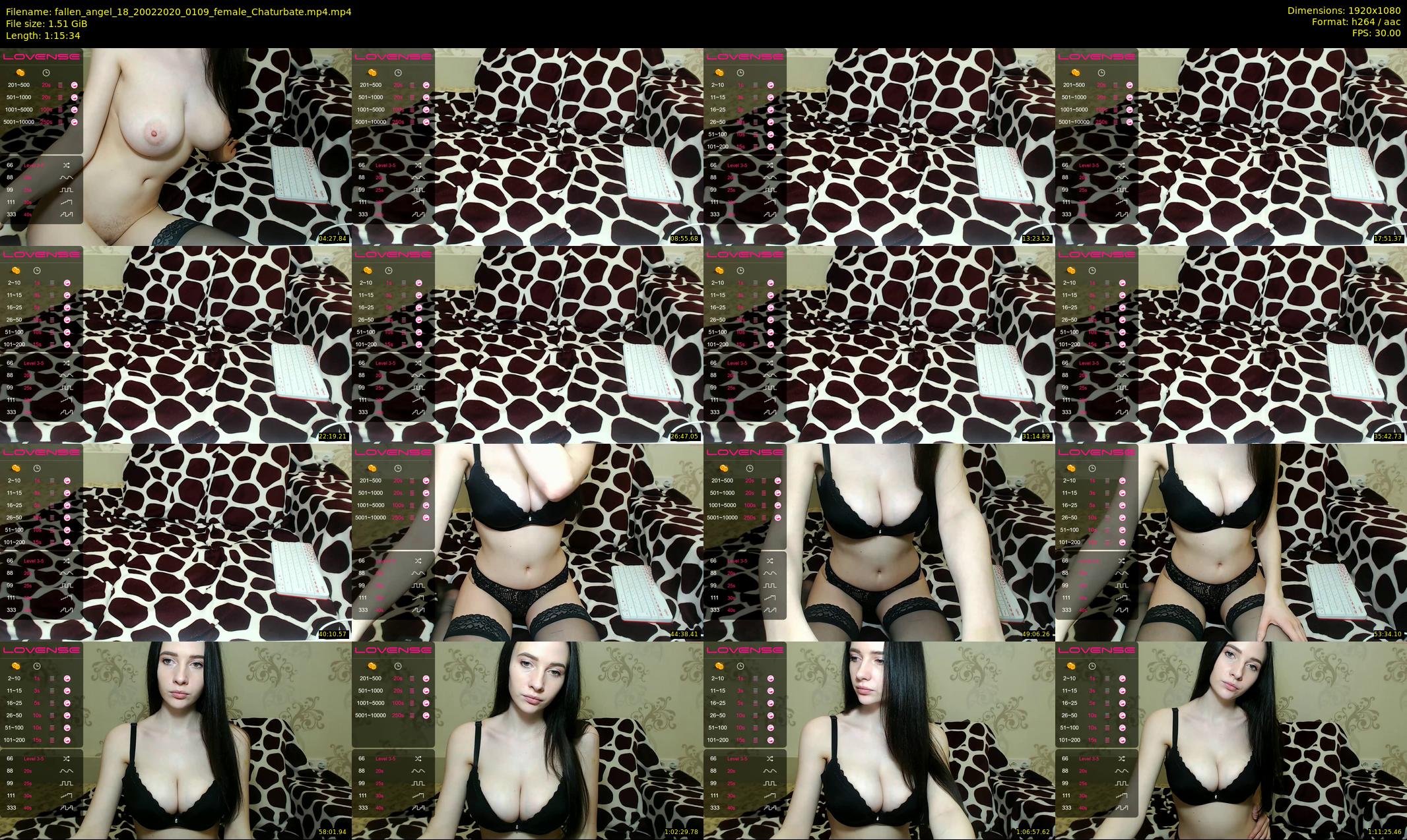 fallen_angel_18 — 76 minute Chaturbate female cam show recording, 1080p, Feb 20, 2020
