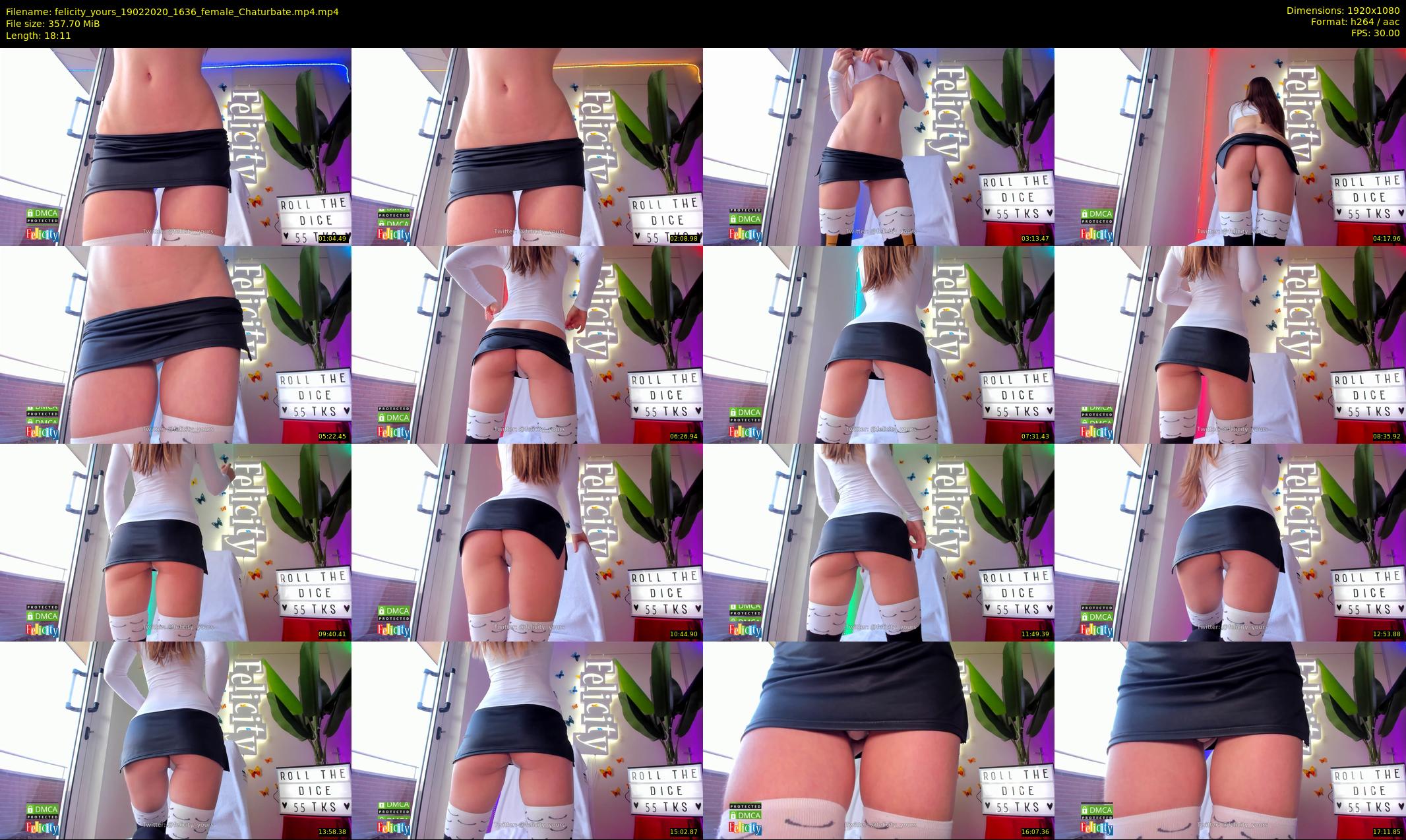 felicity_yours — 19 minute Chaturbate female cam show recording, 1080p, Feb 19, 2020
