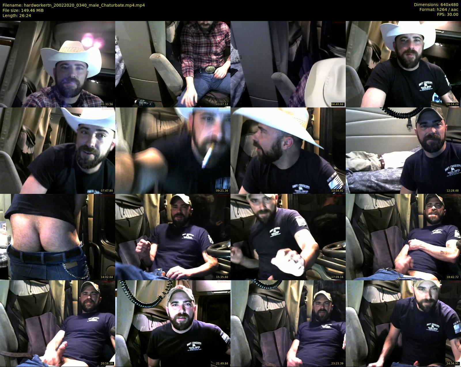 hardworkertn — 27 minute Chaturbate male cam show recording, 480p, Feb 20, 2020