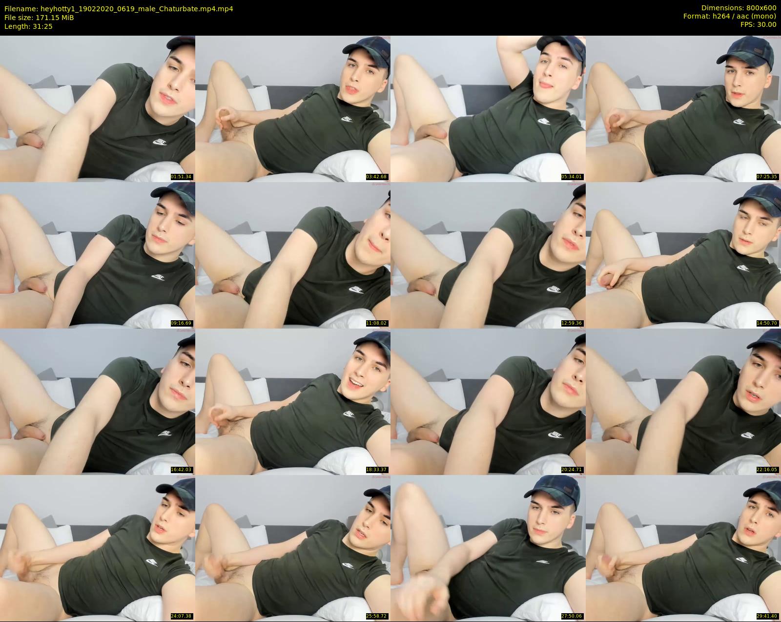 heyhotty1 — 32 minute Chaturbate male cam show recording, 480p, Feb 19, 2020