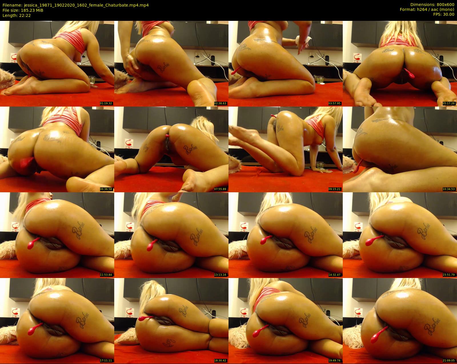 jessica_19871 — 23 minute Chaturbate female cam show recording, 480p, Feb 19, 2020
