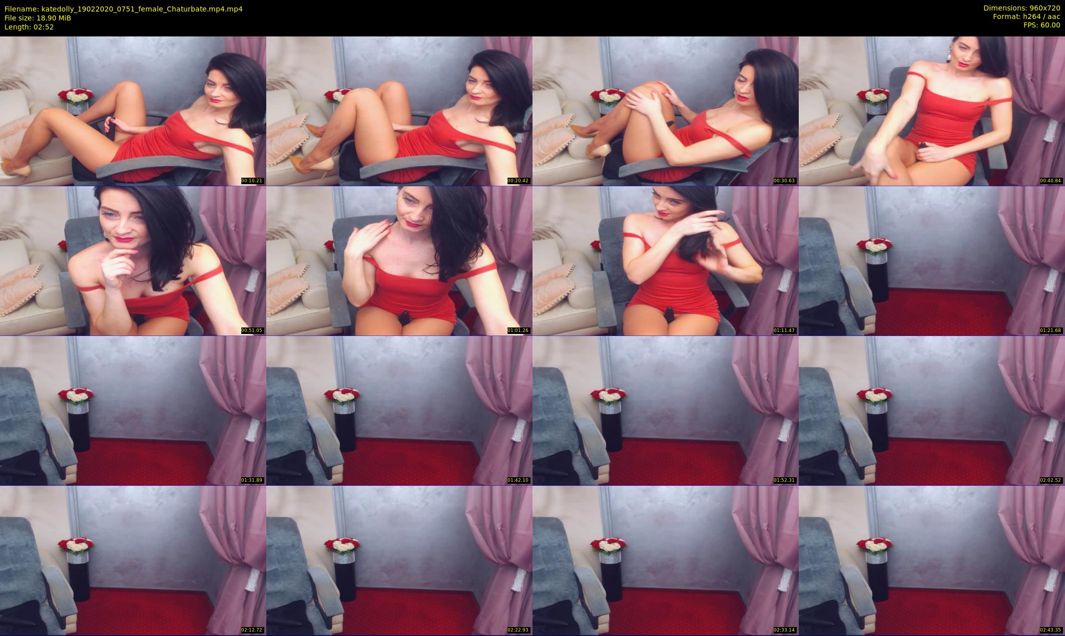 katedolly — 3 minute Chaturbate female cam show recording, 720p, Feb 19, 2020