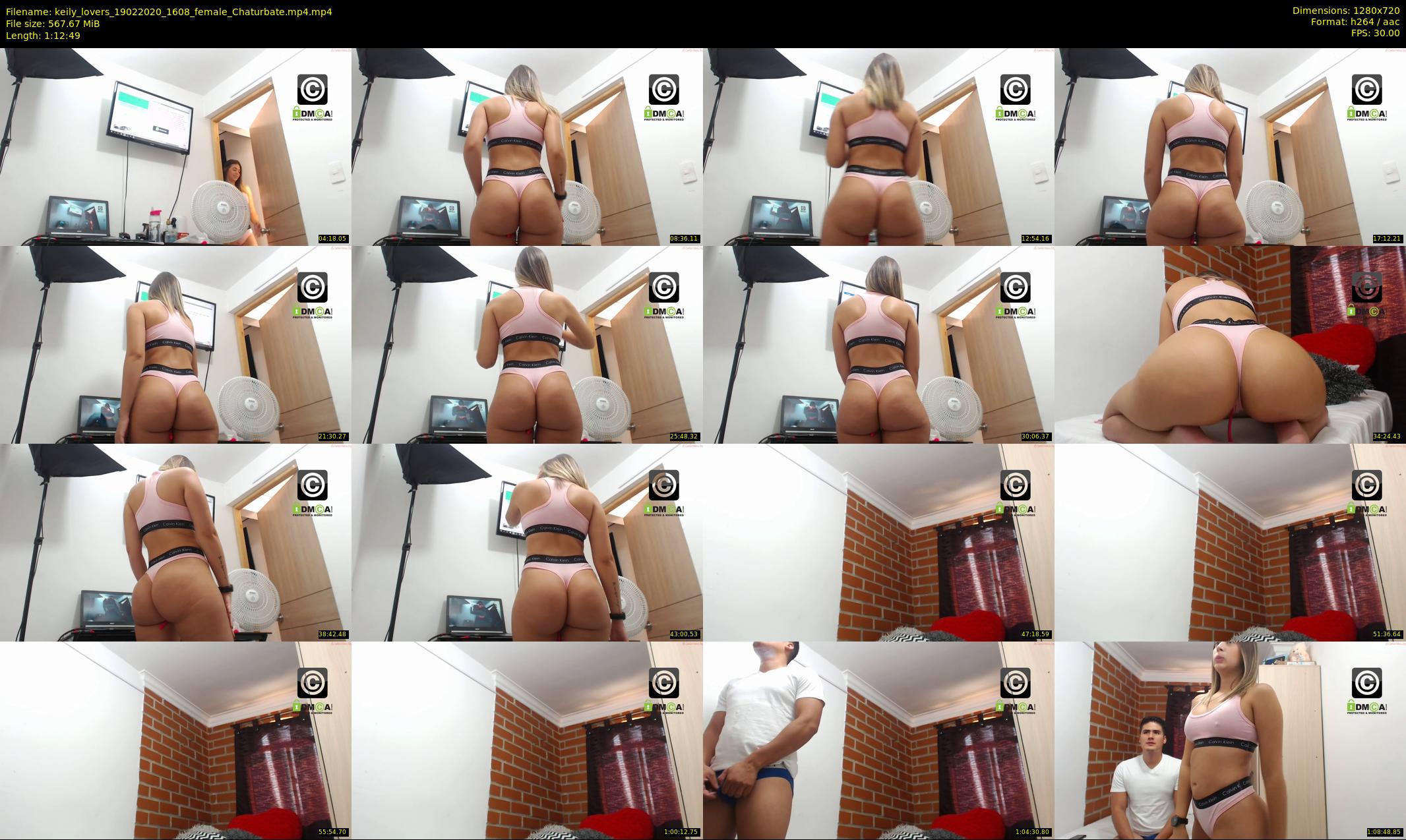 keily_lovers — 73 minute Chaturbate female cam show recording, 720p, Feb 19, 2020