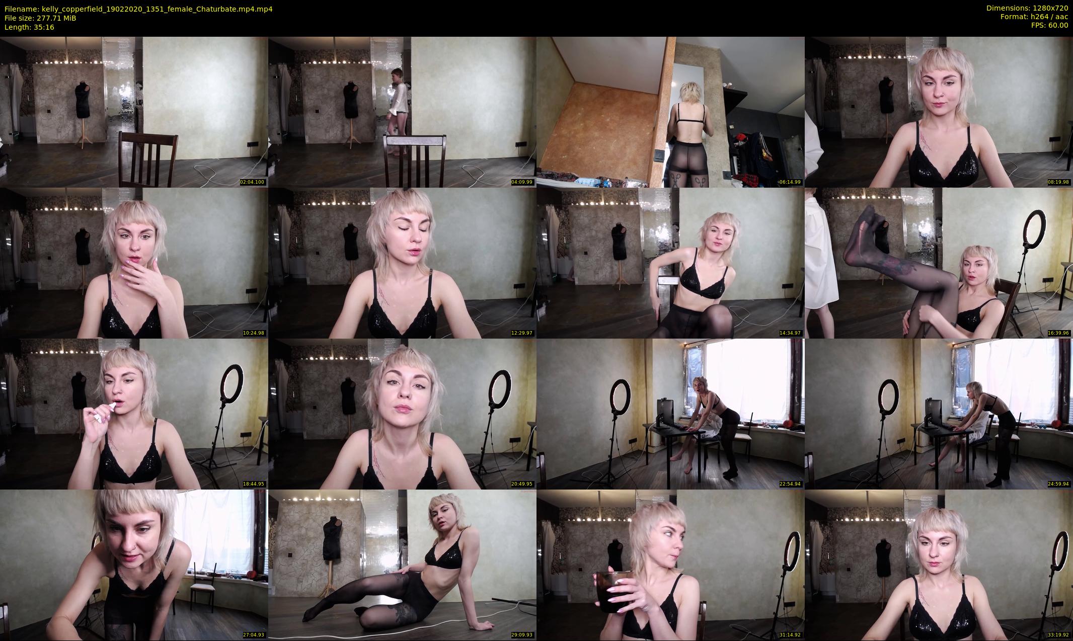 kelly_copperfield — 36 minute Chaturbate female cam show recording, 720p, Feb 19, 2020