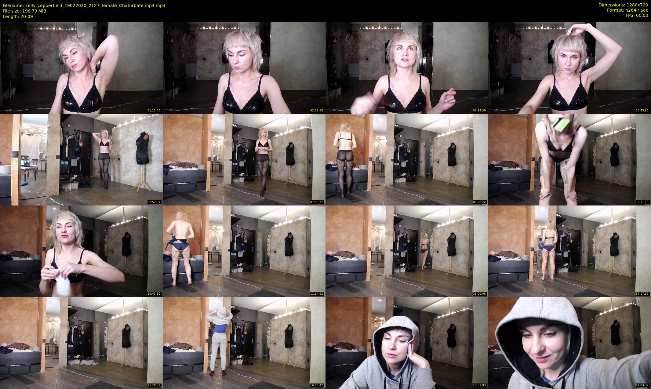 kelly_copperfield — 21 minute Chaturbate female cam show recording, 720p, Feb 19, 2020