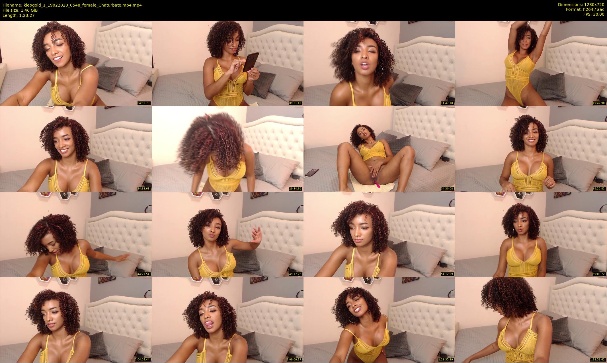 kleogold_1 — 84 minute Chaturbate female cam show recording, 720p, Feb 19, 2020