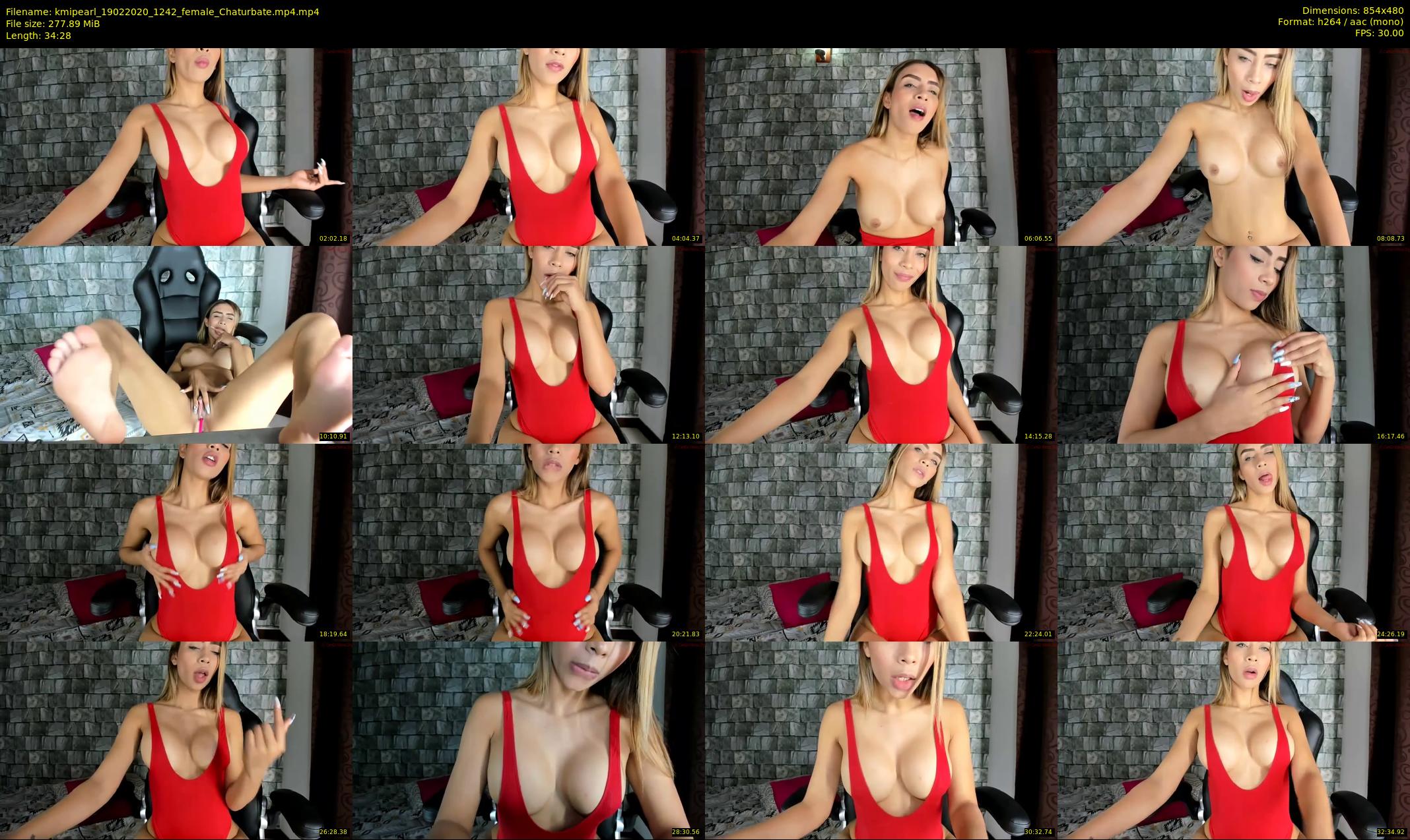 kmipearl — 35 minute Chaturbate female cam show recording, 480p, Feb 19, 2020