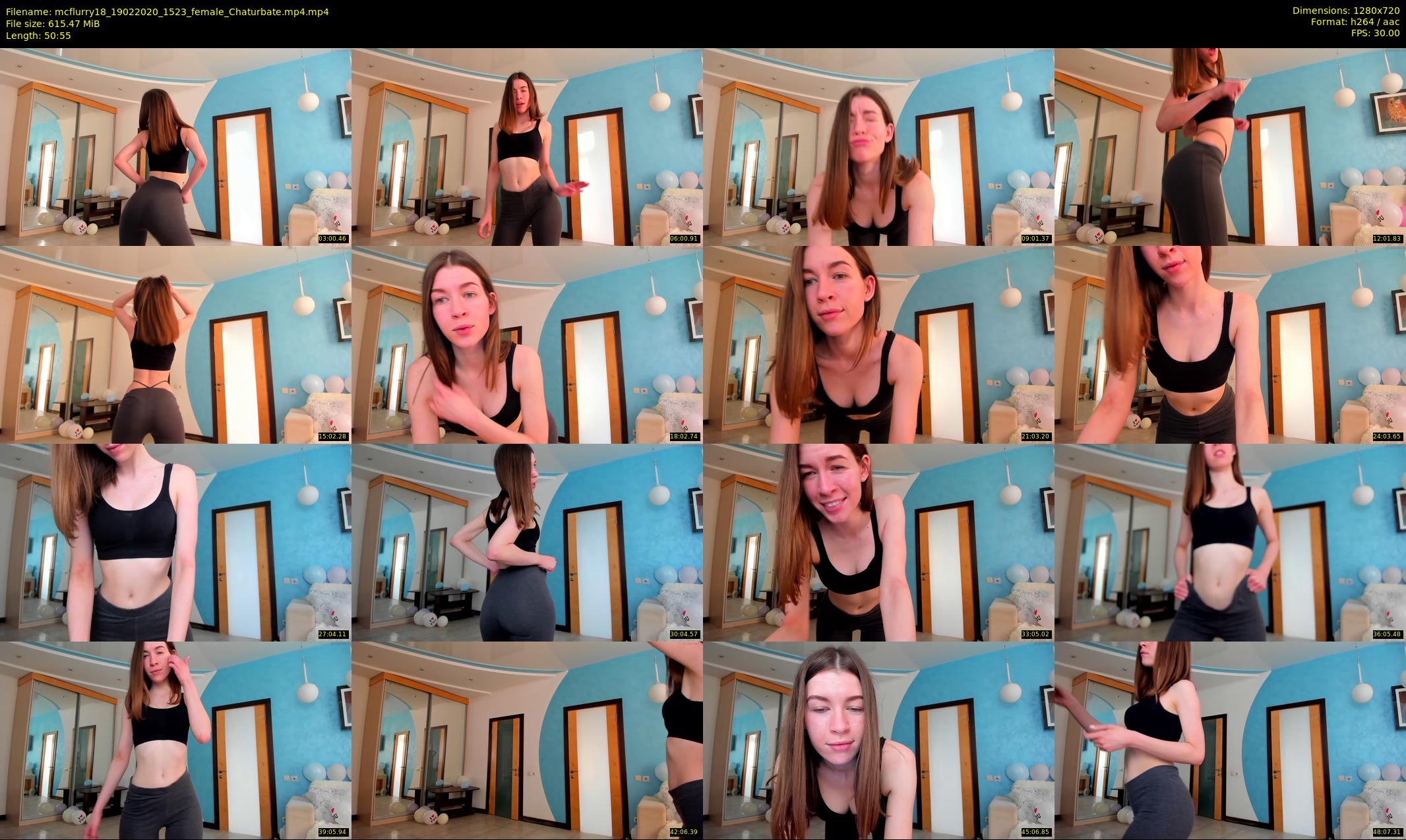 mcflurry18 — 51 minute Chaturbate female cam show recording, 720p, Feb 19, 2020