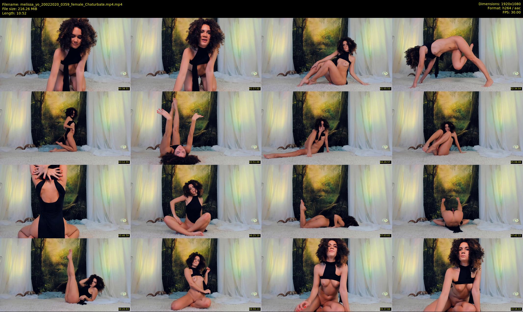 melissa_yo — 11 minute Chaturbate female cam show recording, 1080p, Feb 20, 2020