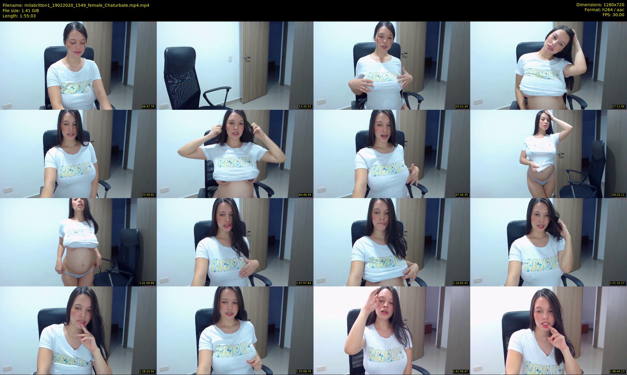 milabritton1 — 116 minute Chaturbate female cam show recording, 720p, Feb 19, 2020