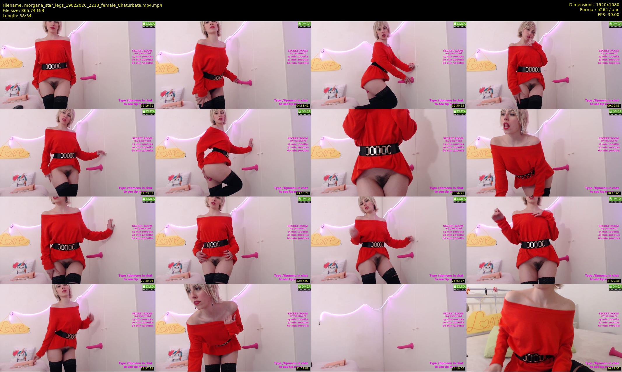 morgana_star_legs — 39 minute Chaturbate female cam show recording, 1080p, Feb 19, 2020